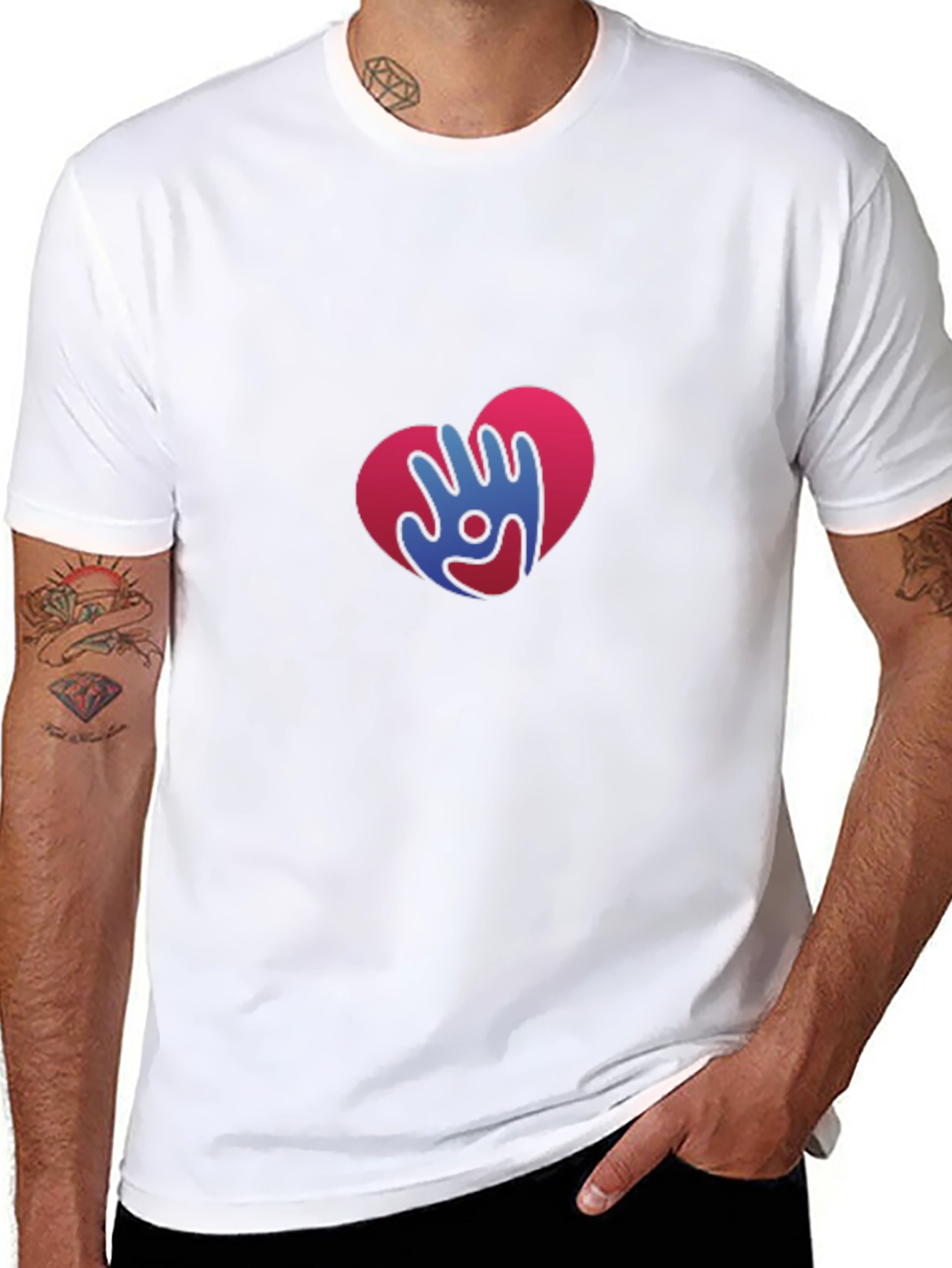 Heart and Hand Graphic Tee