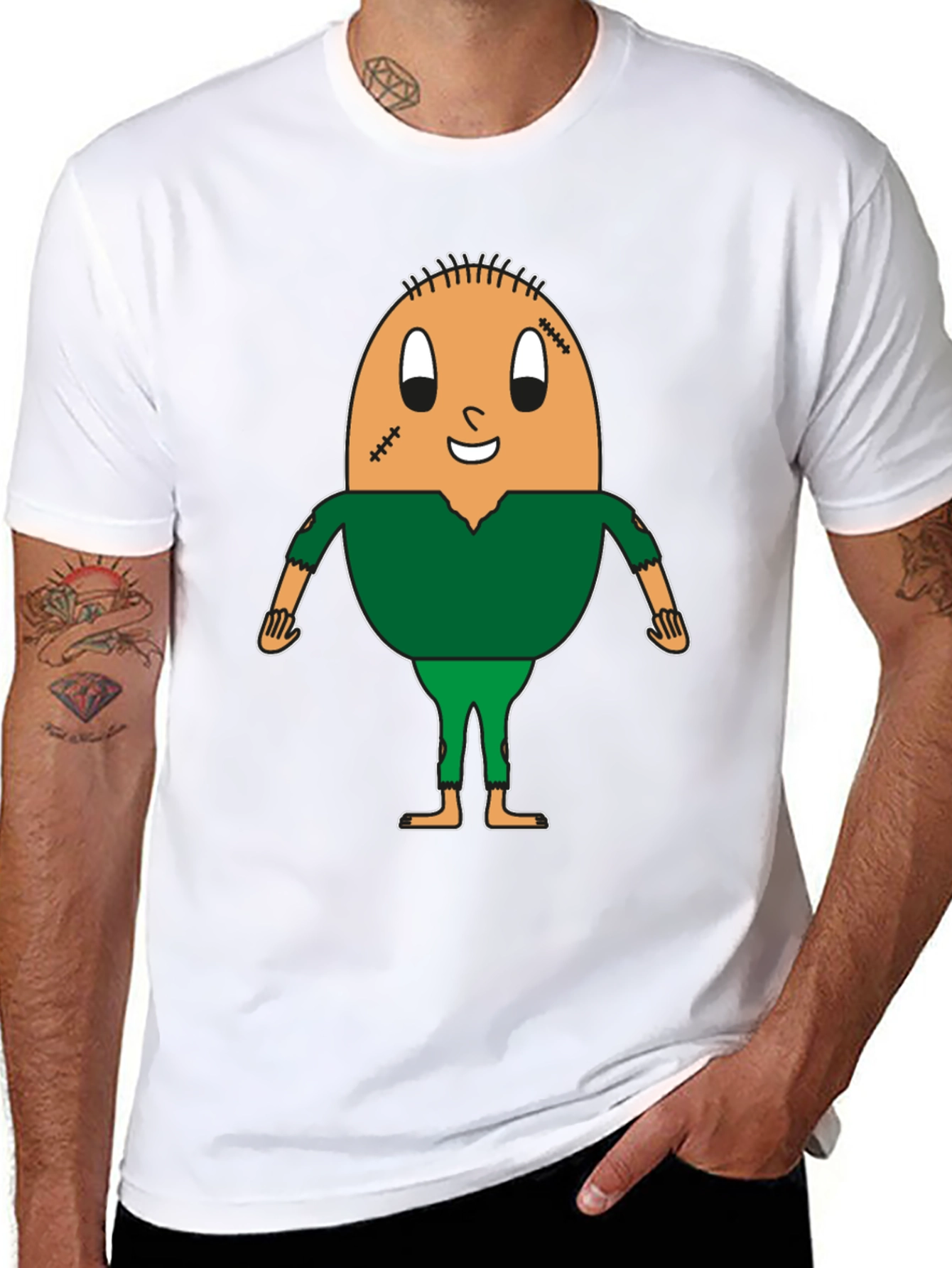 Frankenstein Egg Graphic T-Shirt