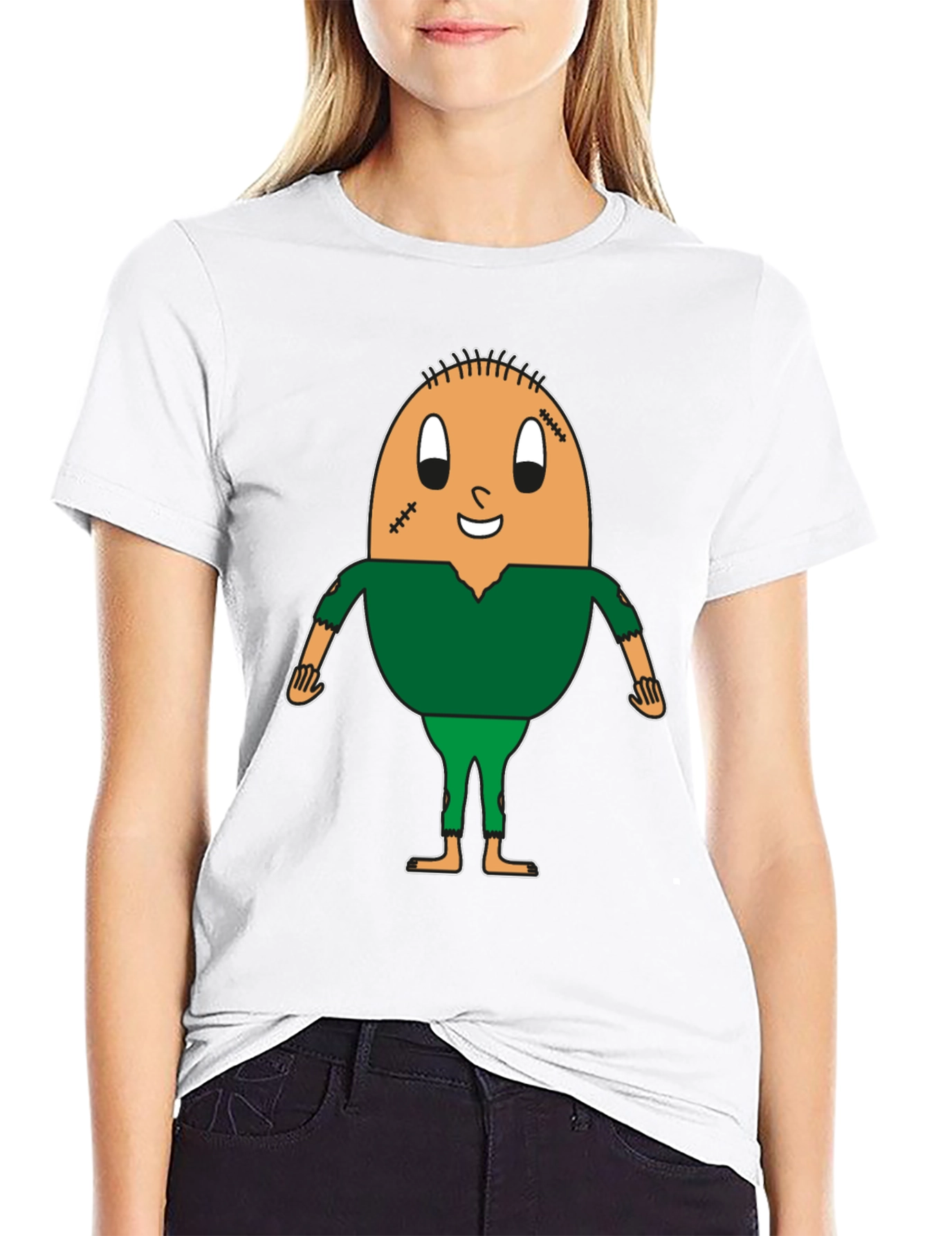 Frankenstein Egg Graphic T-Shirt