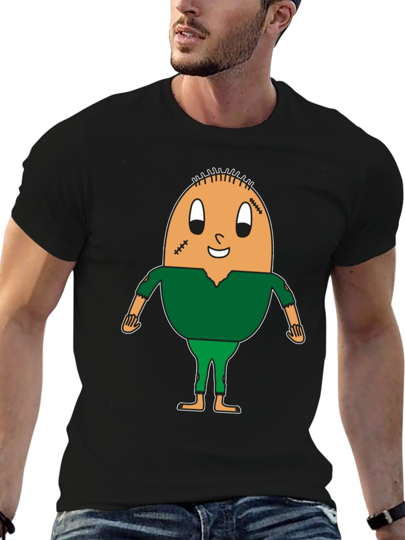 Frankenstein Egg Graphic T-Shirt