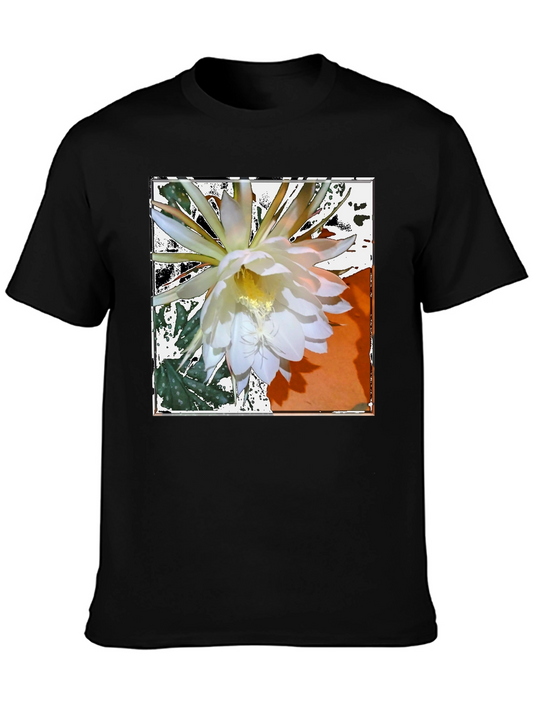 Floral Graphic Tee - Night Blooming Cereus
