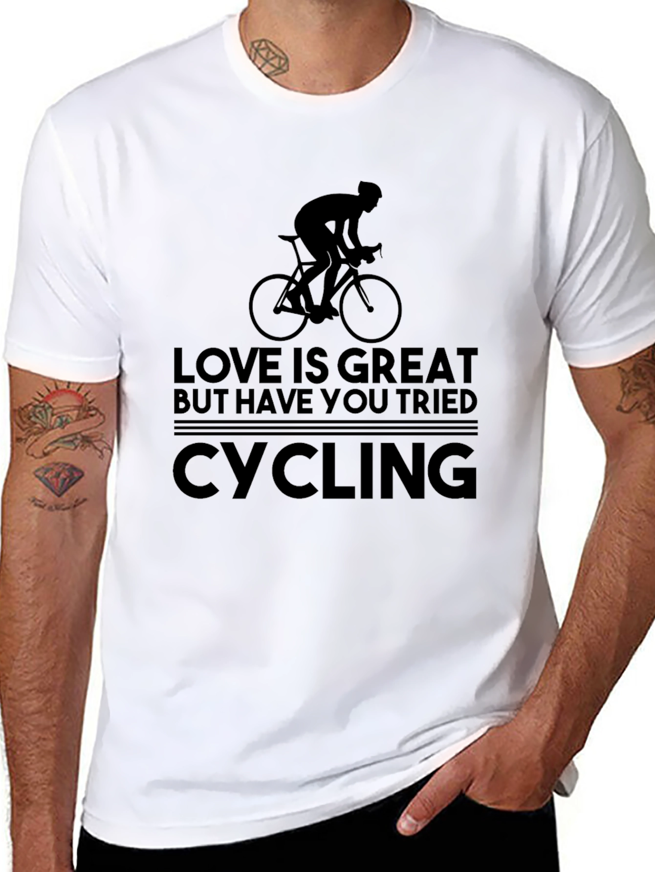 Love is Great But Have You Tried Cycling T-Shirt