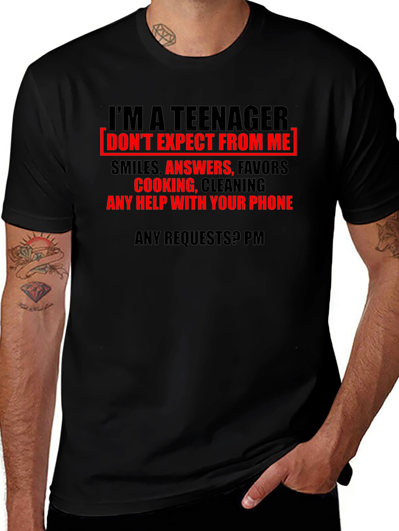 Teenager Funny Graphic T-Shirt