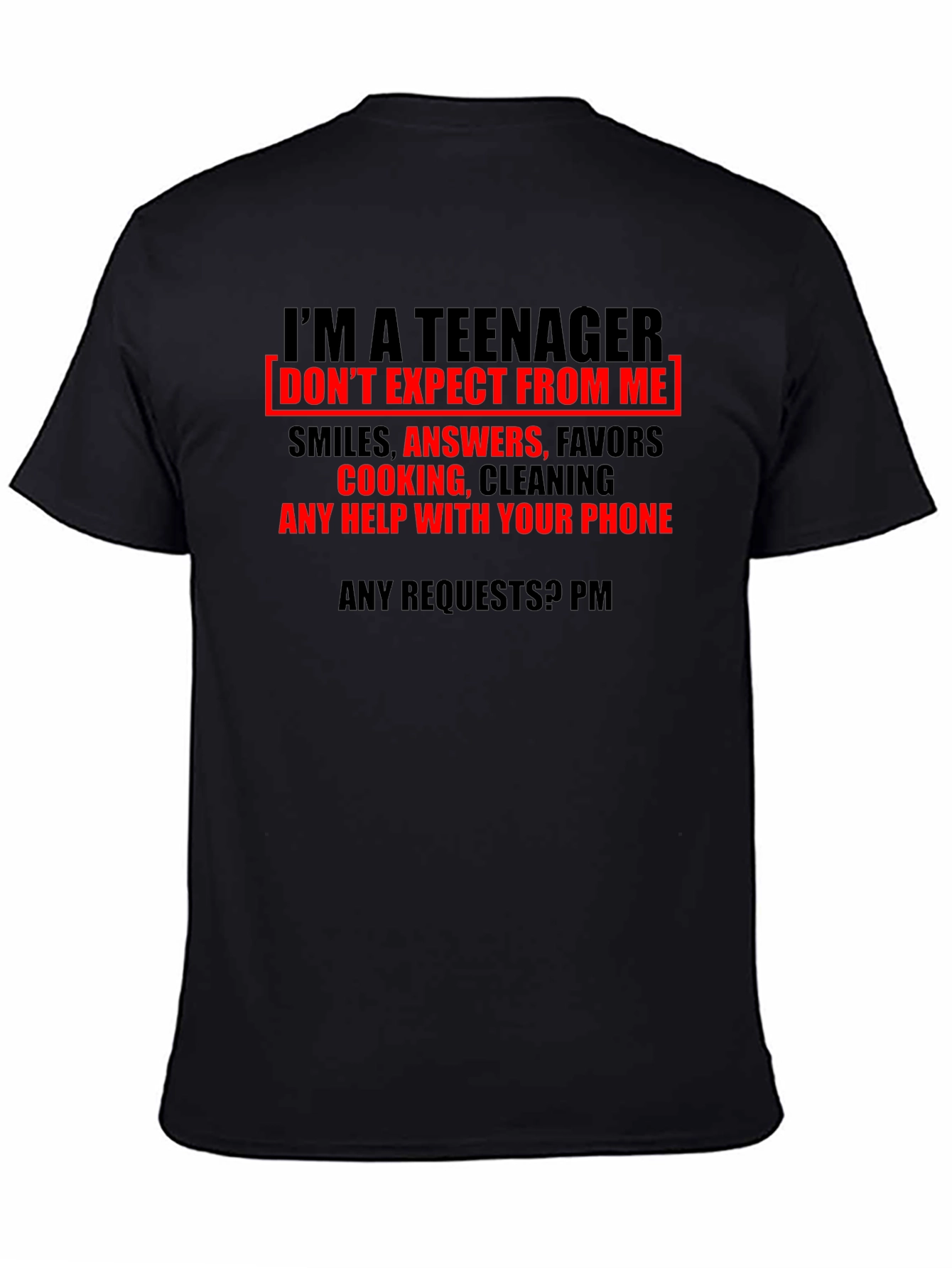 Teenager Funny Graphic T-Shirt