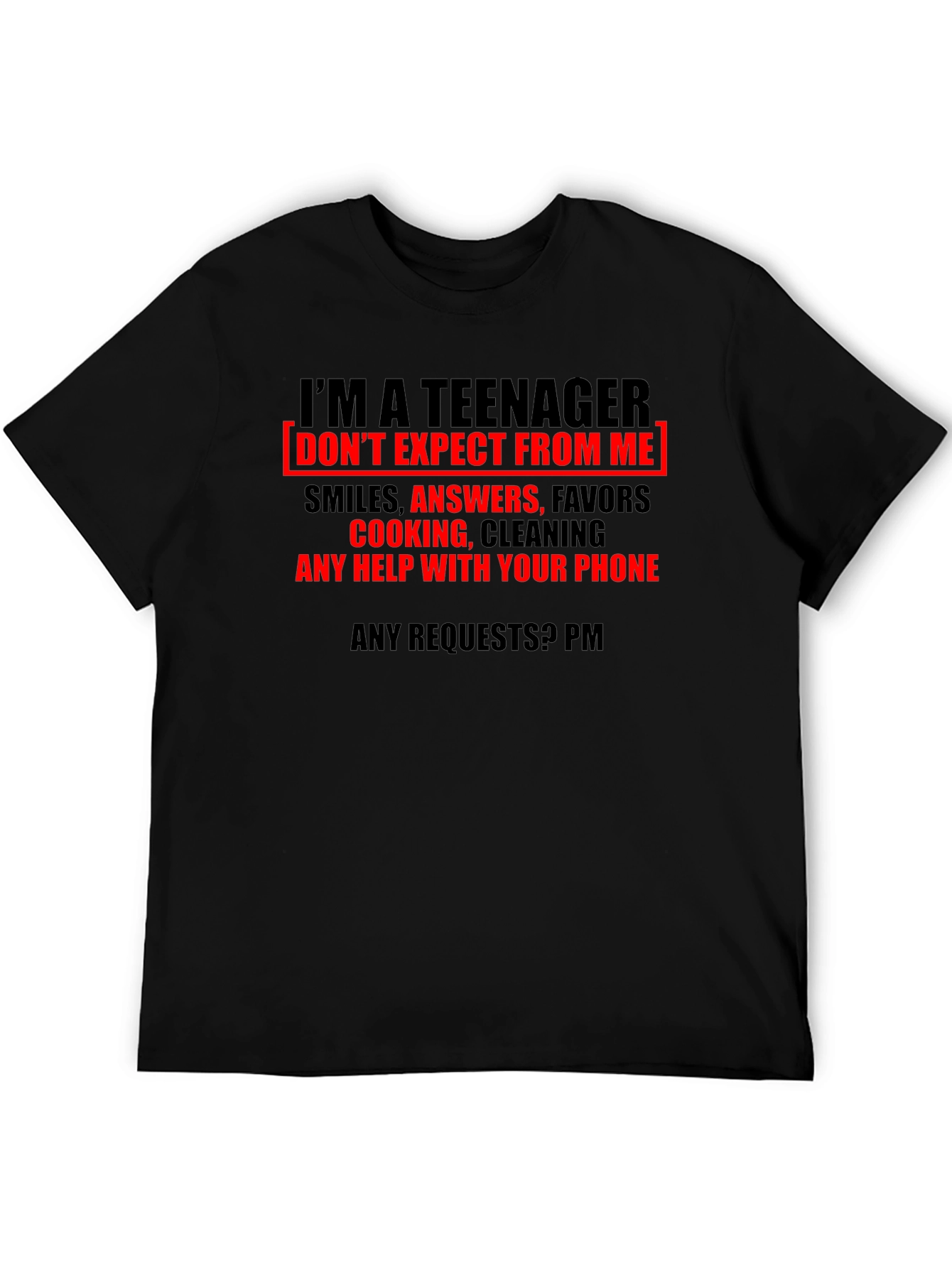 Teenager Funny Graphic T-Shirt