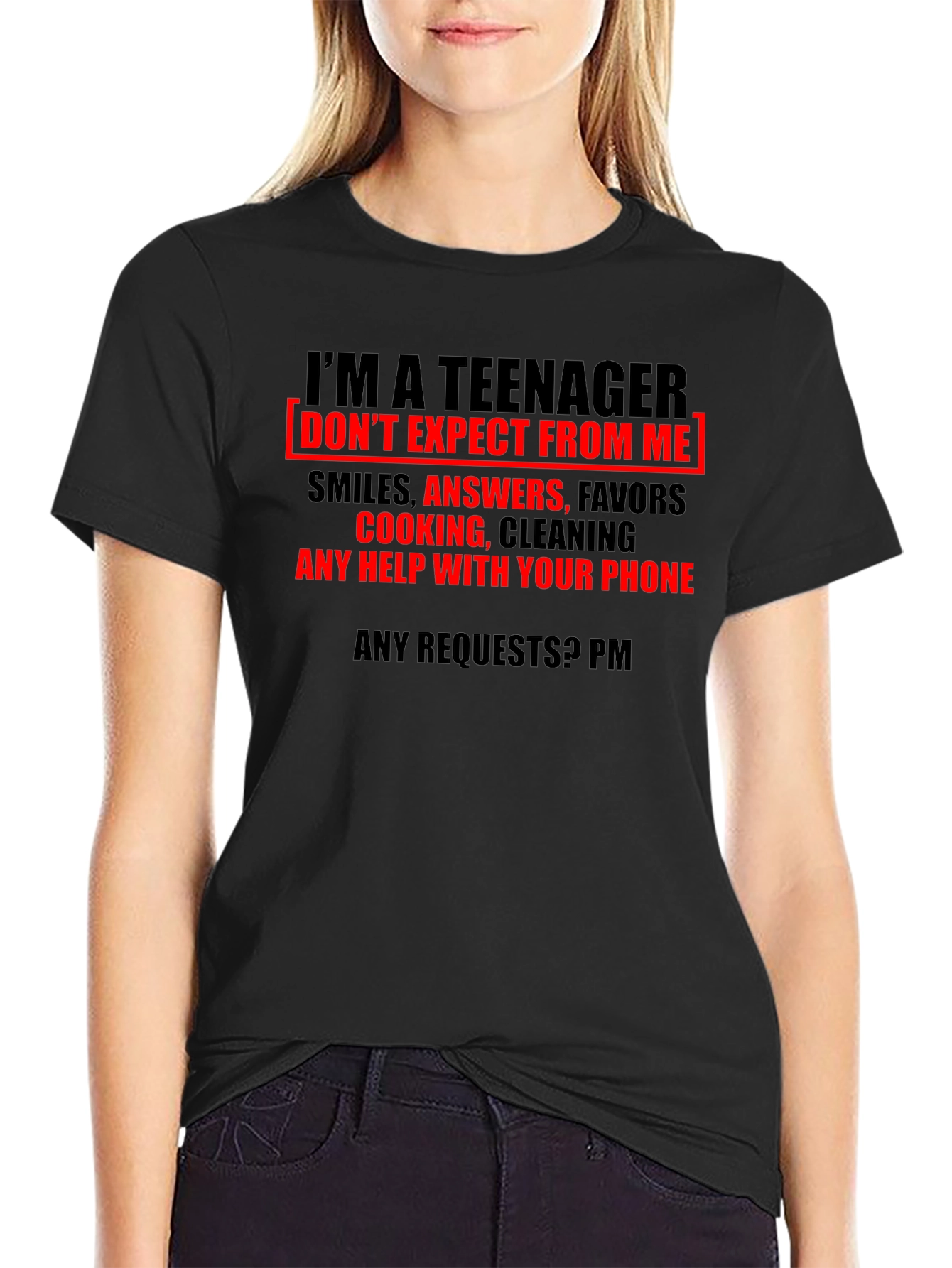 Teenager Funny Graphic T-Shirt