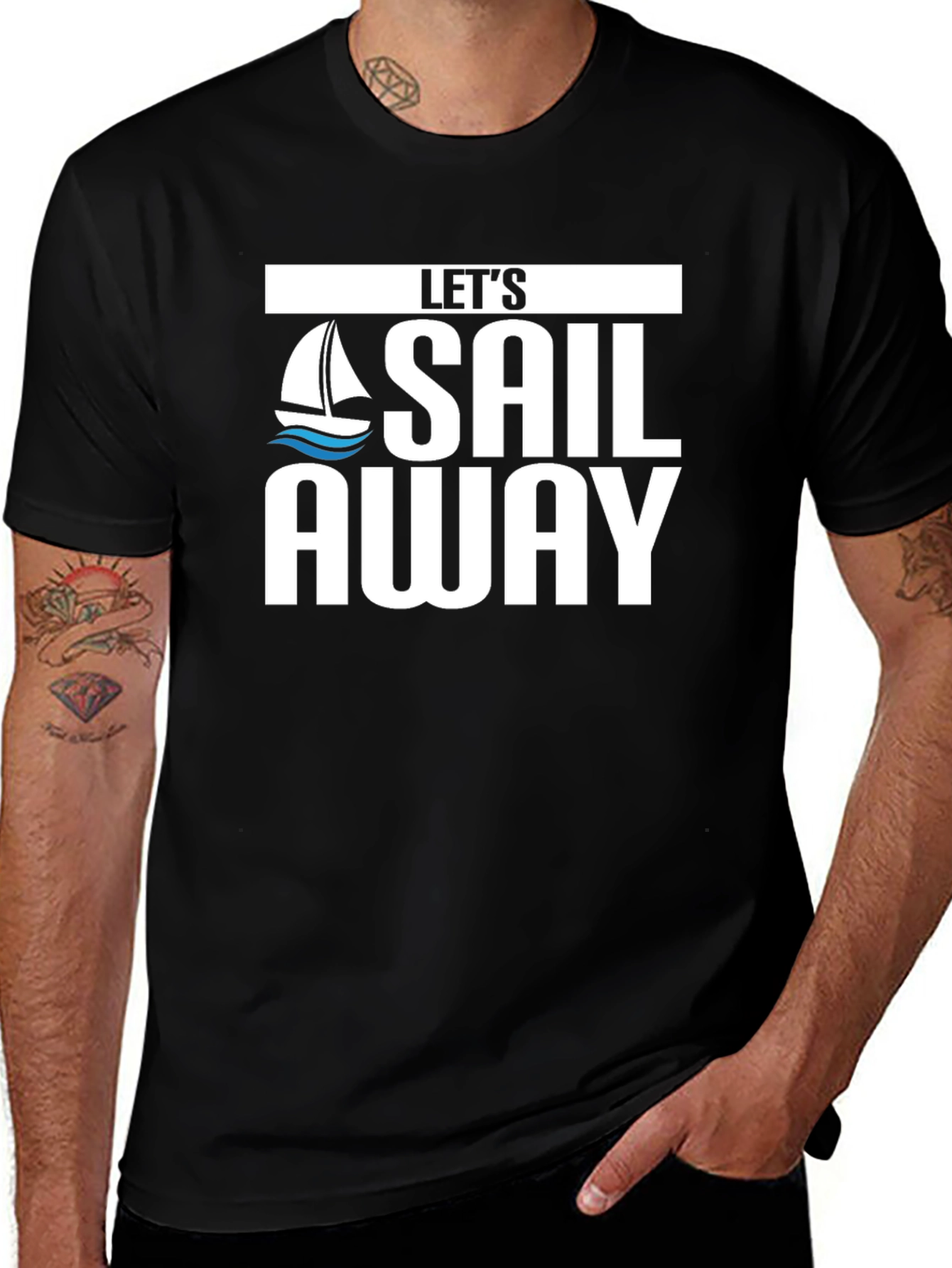 Lets Sail Away Graphic Tee
