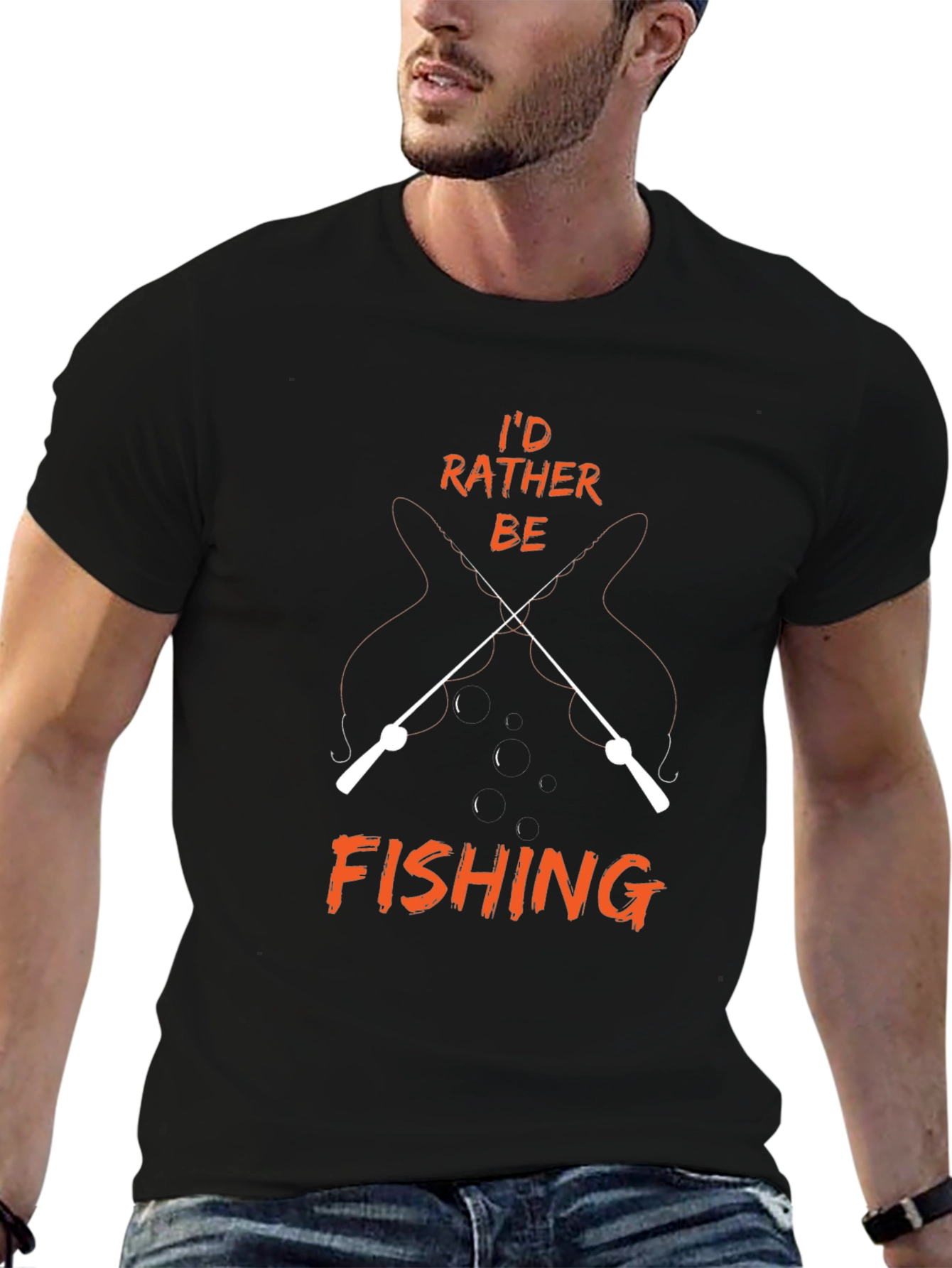 Id Rather Be Fishing Graphic Tee - Soft Cotton