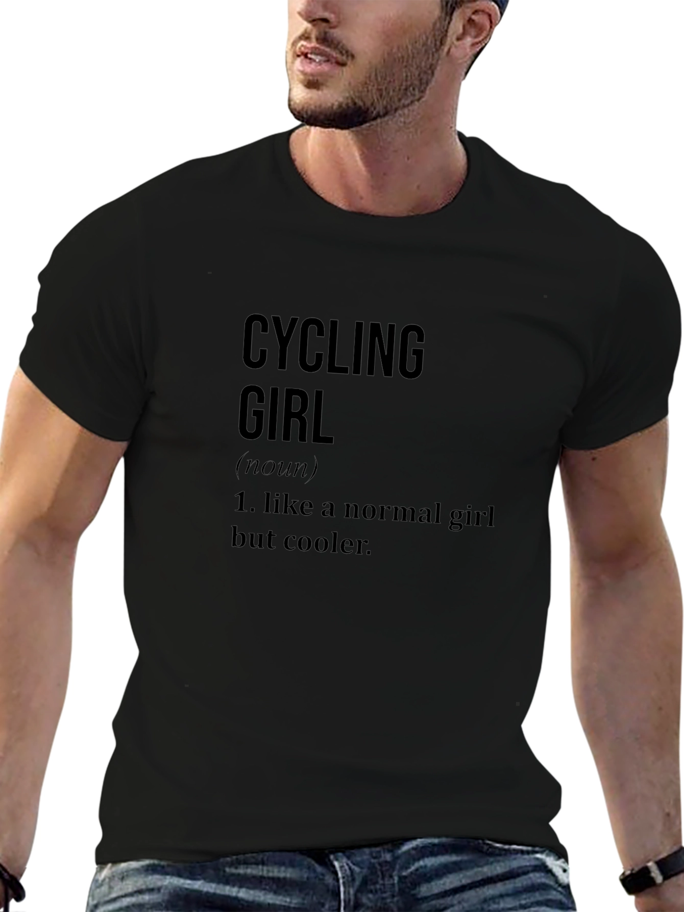 Cycling Girl T-Shirt - Cool Biker Gift
