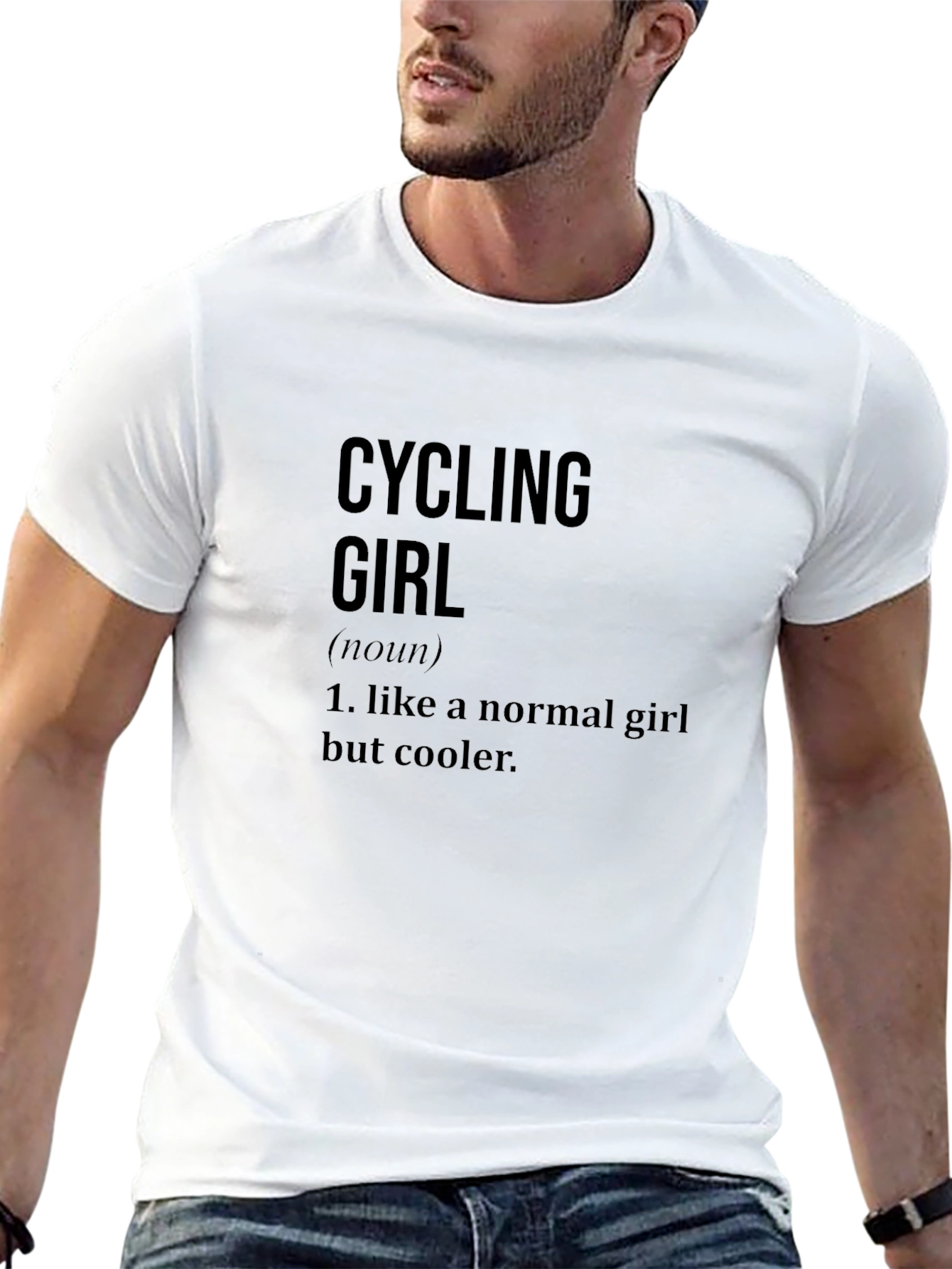 Cycling Girl T-Shirt - Cool Biker Gift