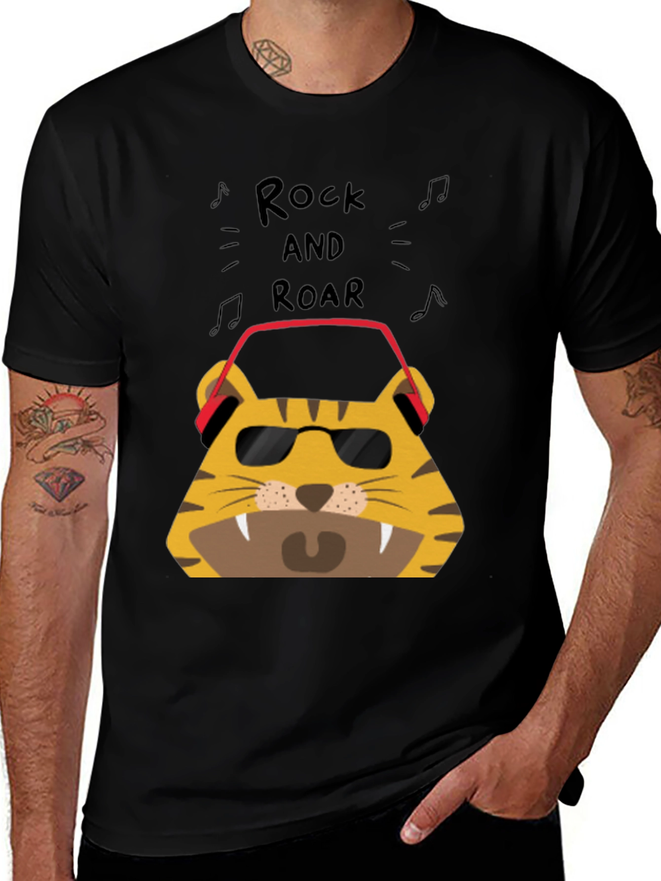 Rock and Roar Tiger Graphic Tee