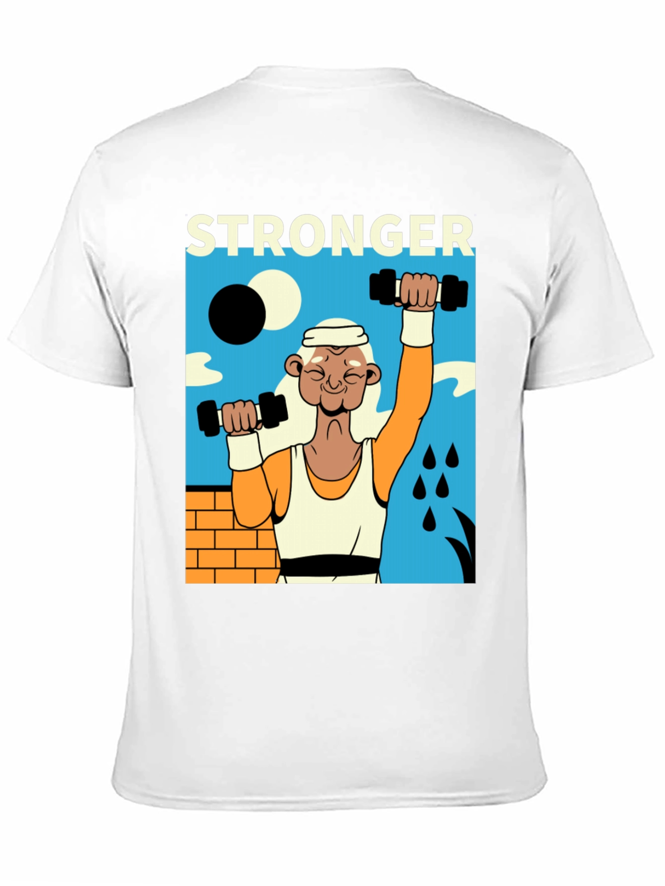 Stronger Graphic T-Shirt - Black