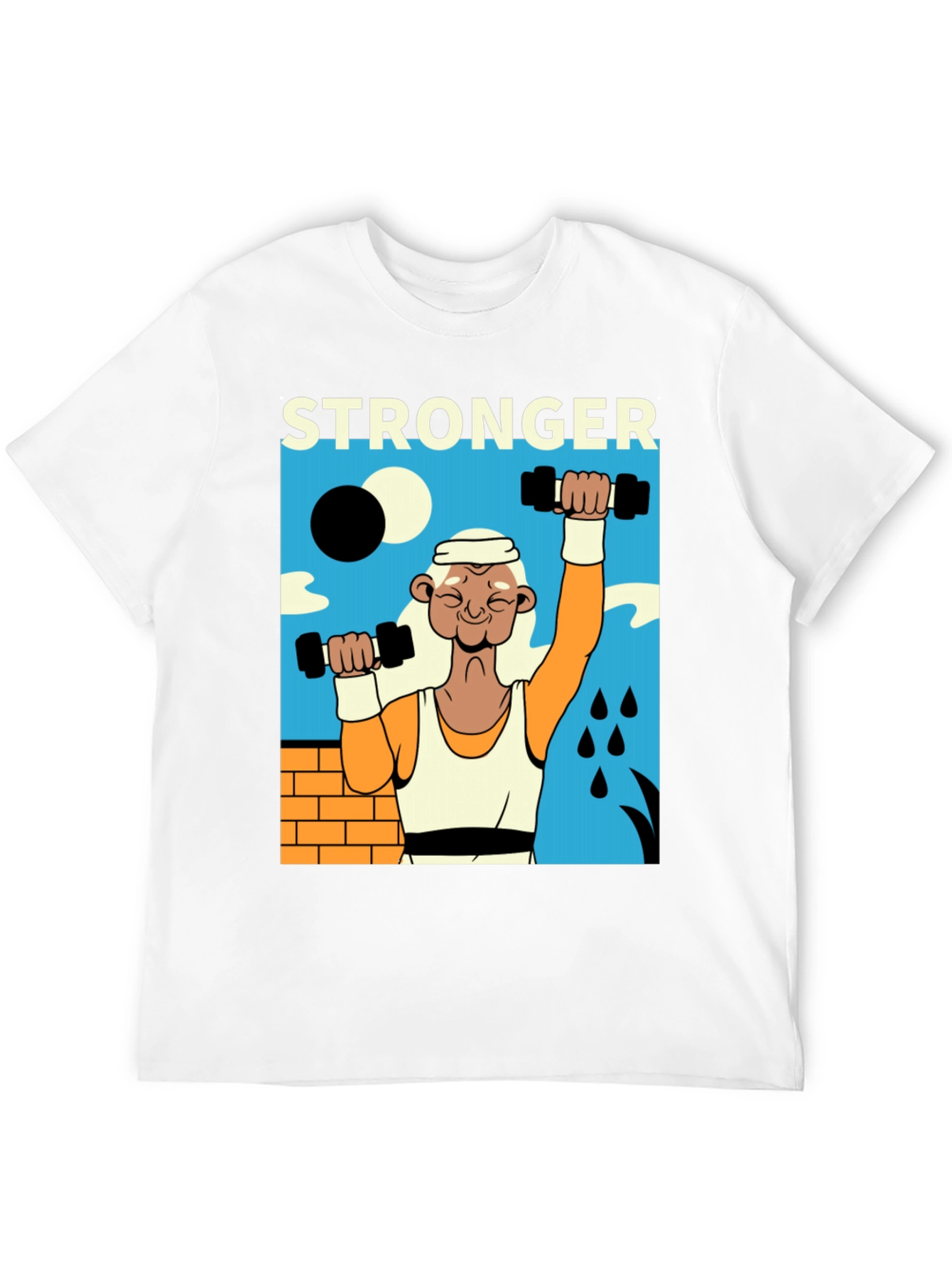 Stronger Graphic T-Shirt - Black