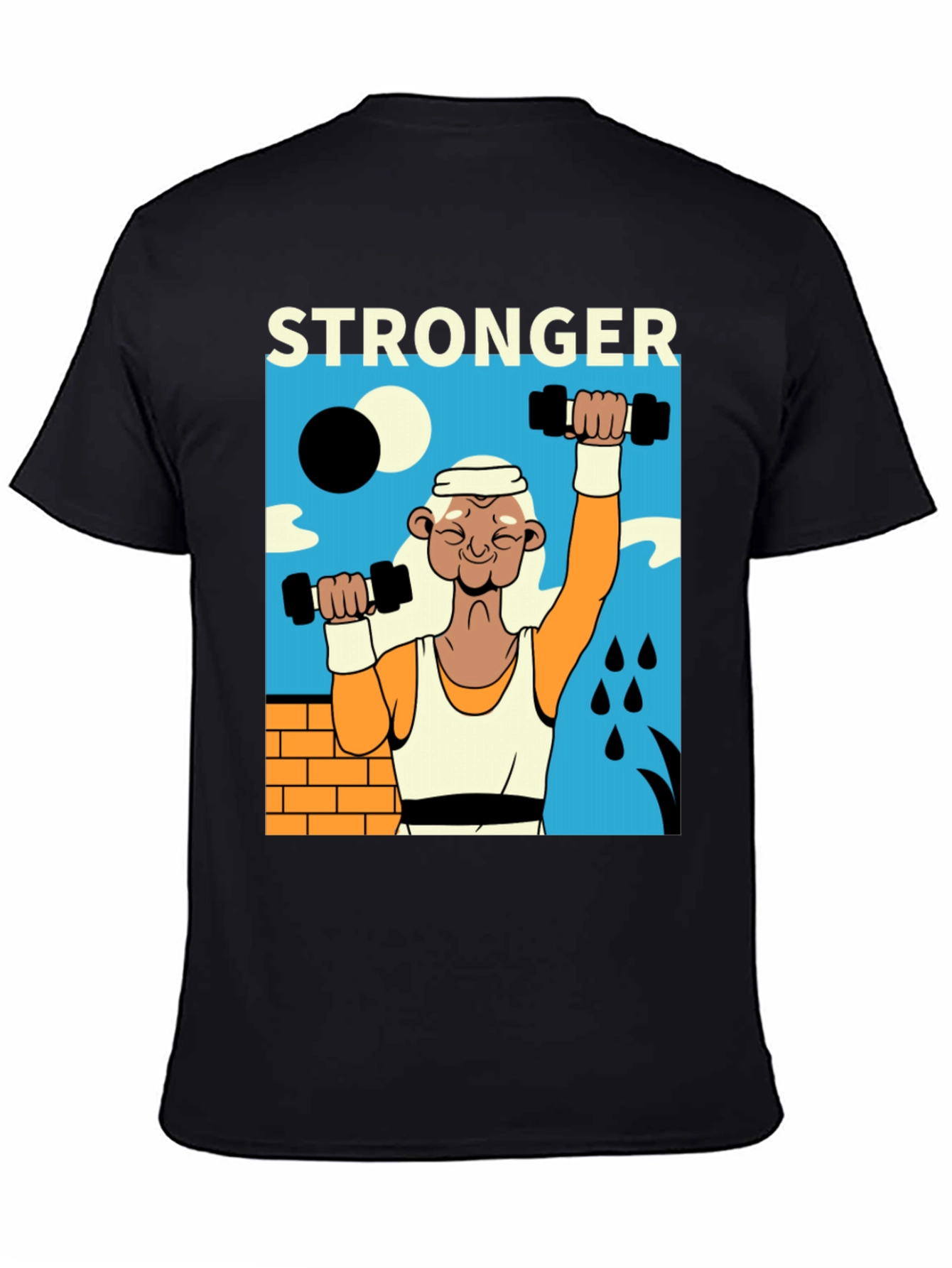 Stronger Graphic T-Shirt - Black
