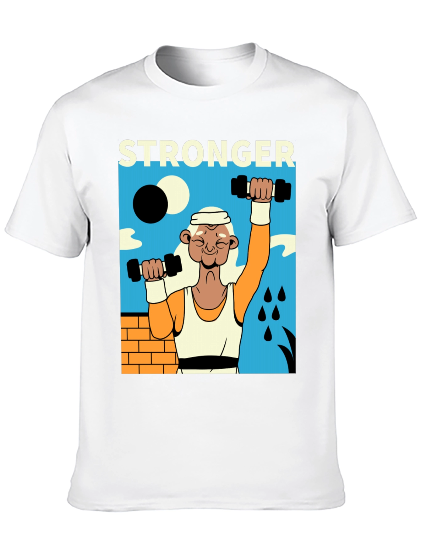 Stronger Graphic T-Shirt - Black