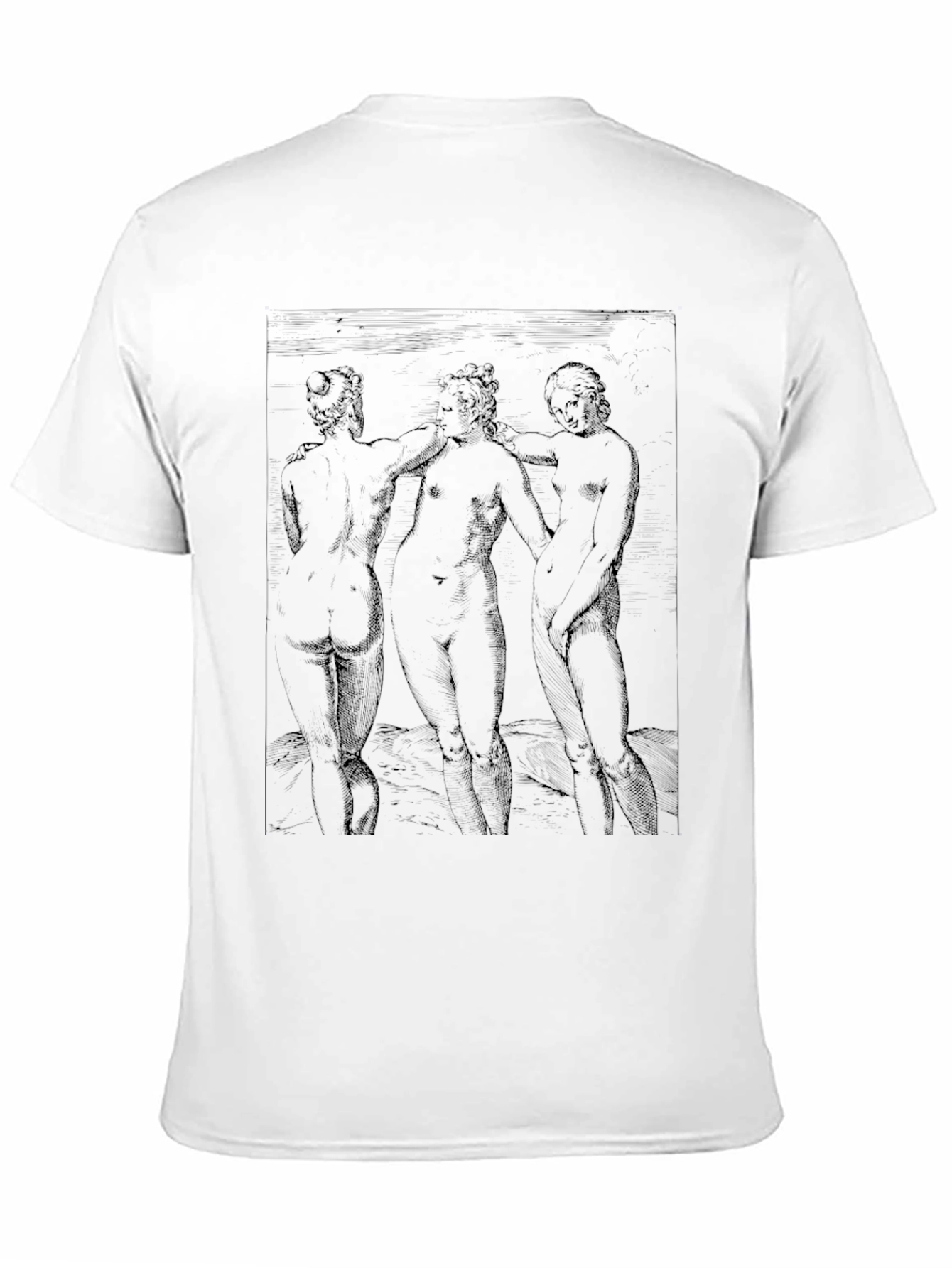 Classic Art Graphic T-Shirt - Black