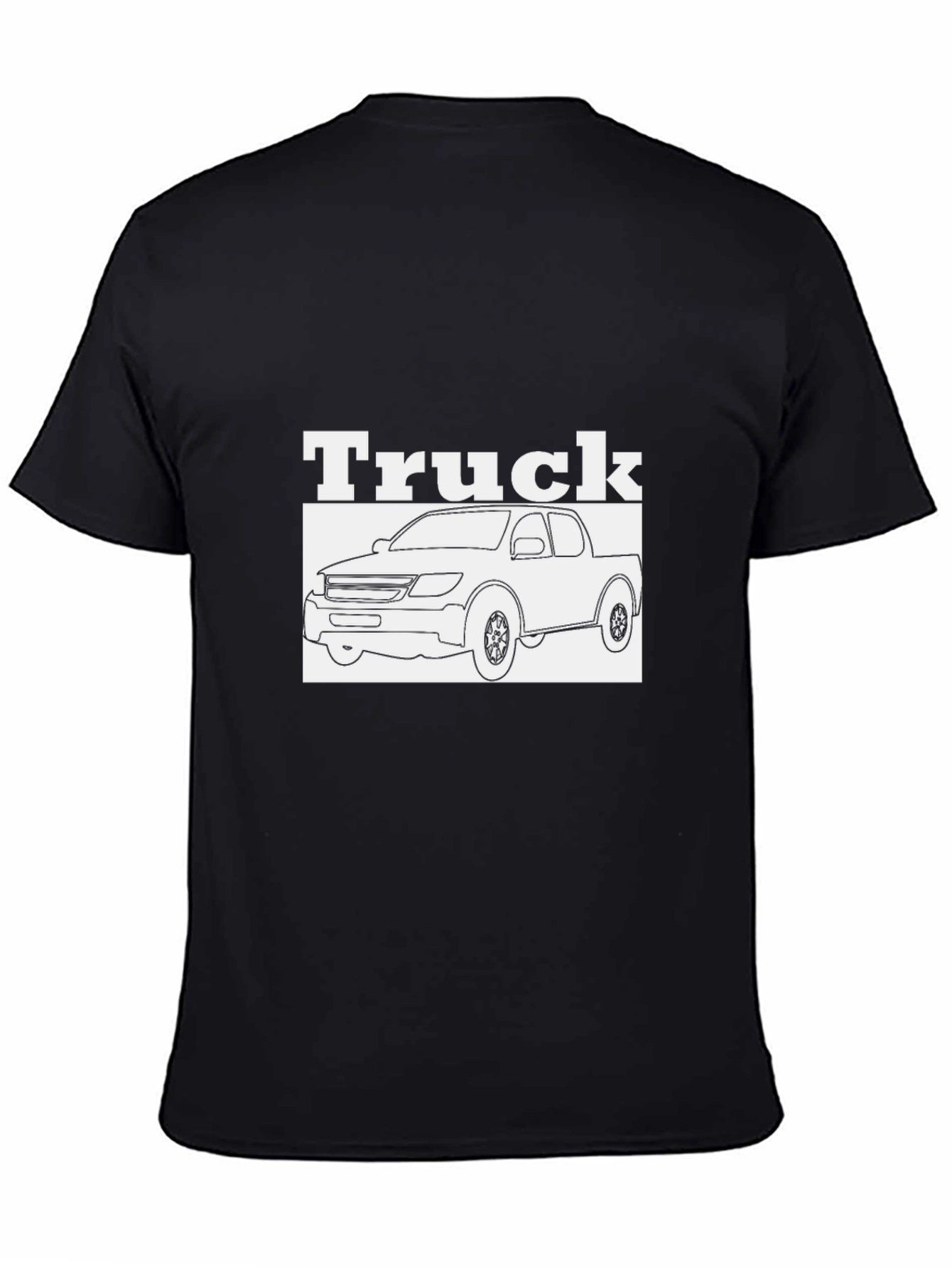 Truck Graphic Black T-Shirt