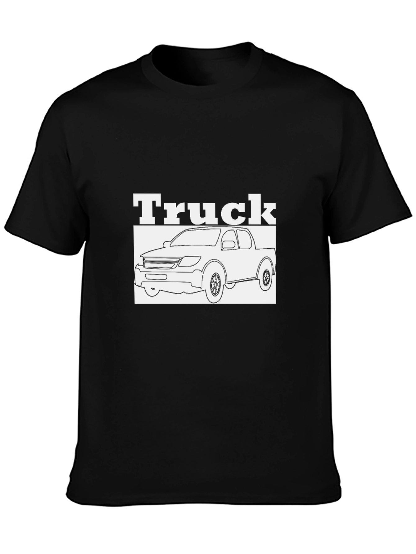 Truck Graphic Black T-Shirt