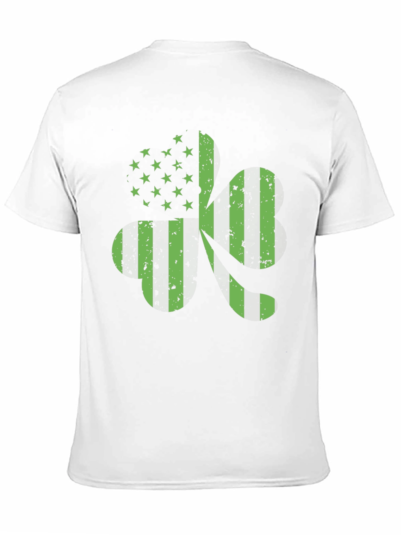 American Flag 420 T-Shirt - Green Print