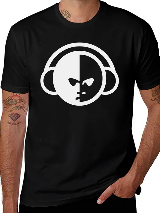DJ Head Black T-Shirt