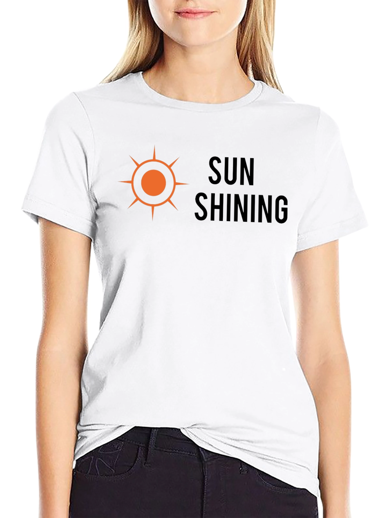 Sun Shining Graphic Tee - Mens Black T-Shirt