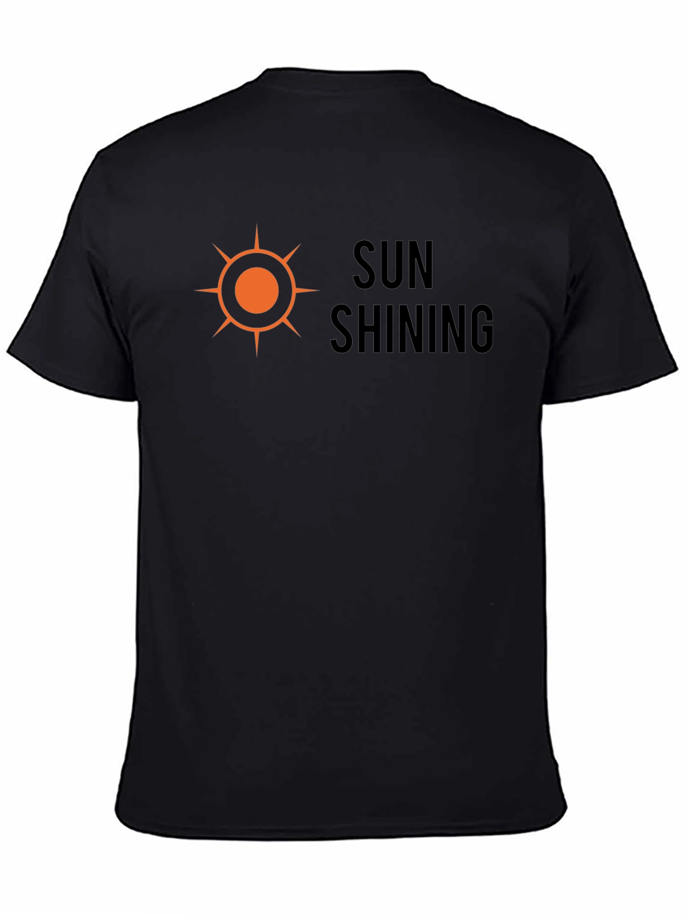 Sun Shining Graphic Tee - Mens Black T-Shirt