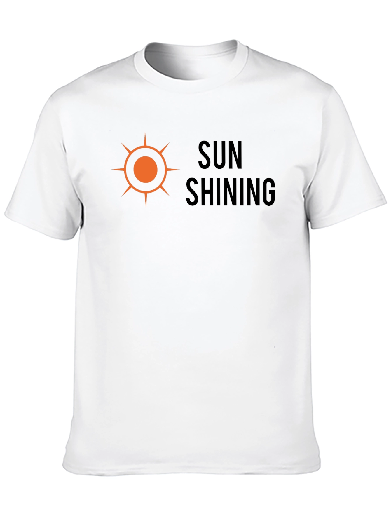 Sun Shining Graphic Tee - Mens Black T-Shirt