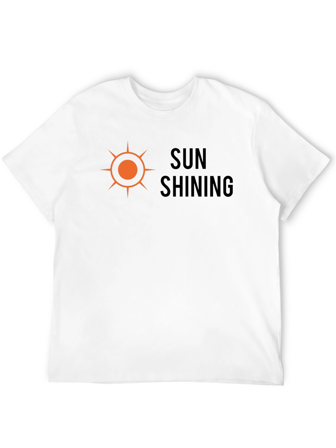 Sun Shining Graphic Tee - Mens Black T-Shirt
