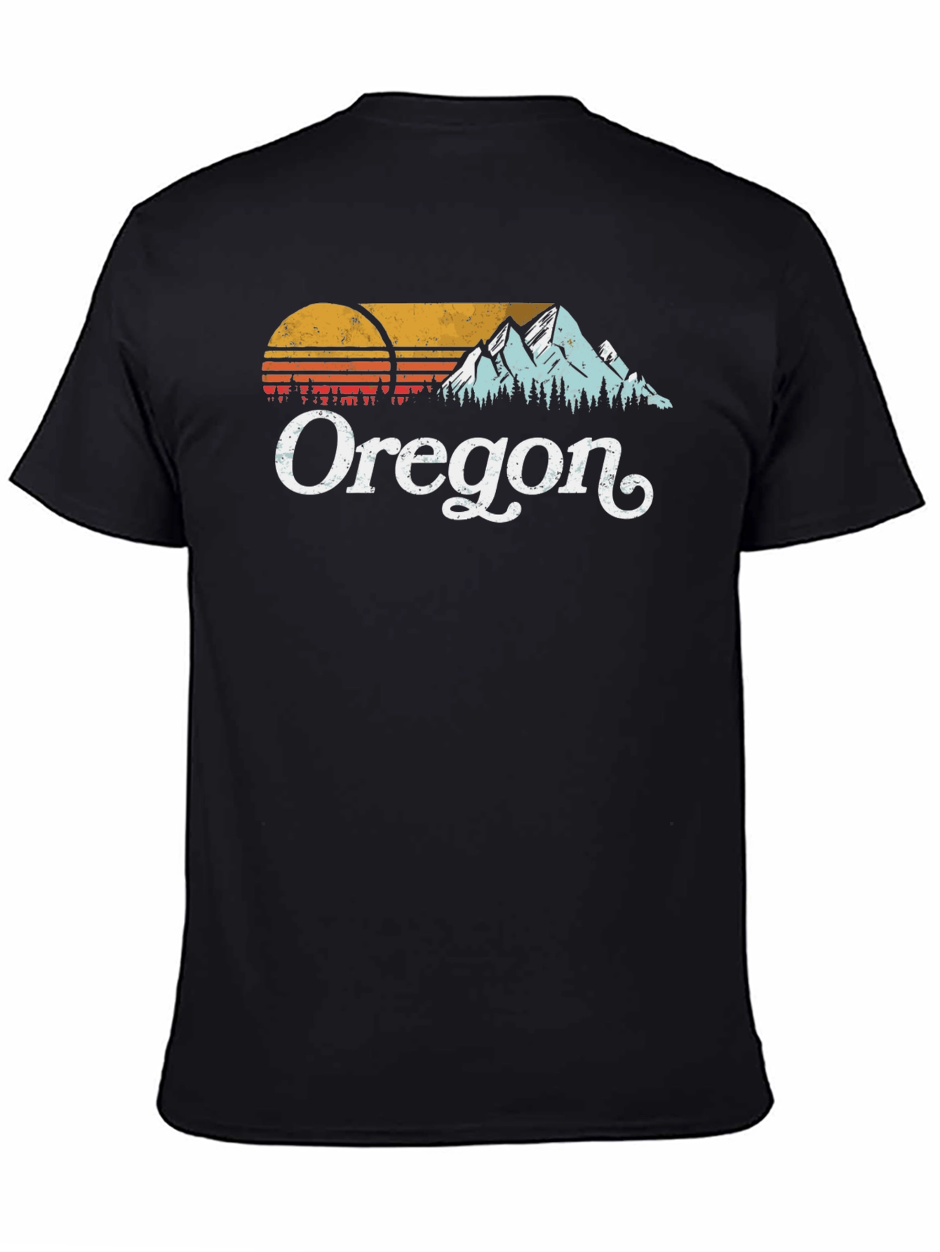 Oregon Graphic Tee - Retro Mountain Design