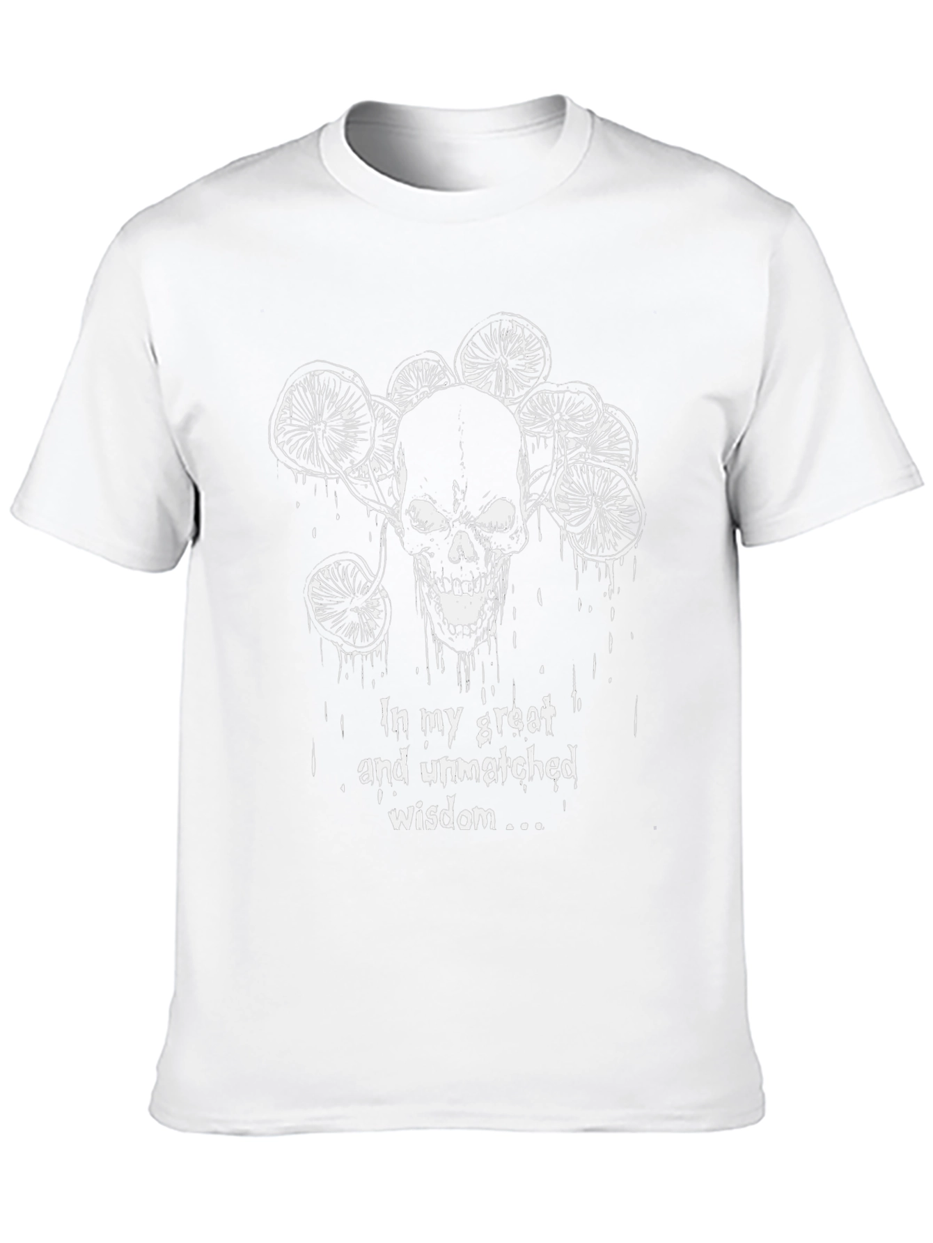 Skull & Mushroom Graphic Tee - Unmatched Wisdom T-Shirt