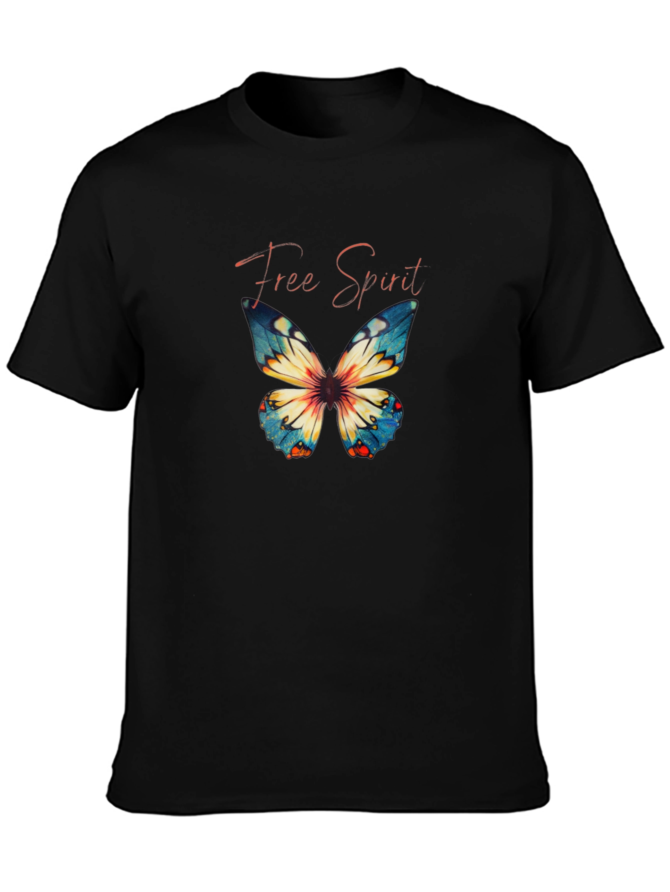Free Spirit Butterfly Graphic Tee - Unisex