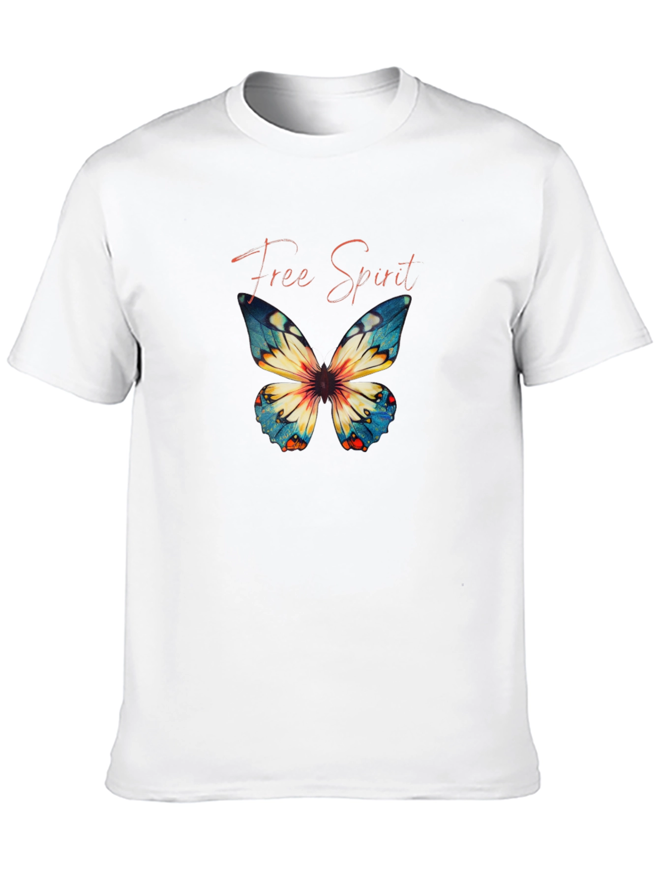 Free Spirit Butterfly Graphic Tee - Unisex
