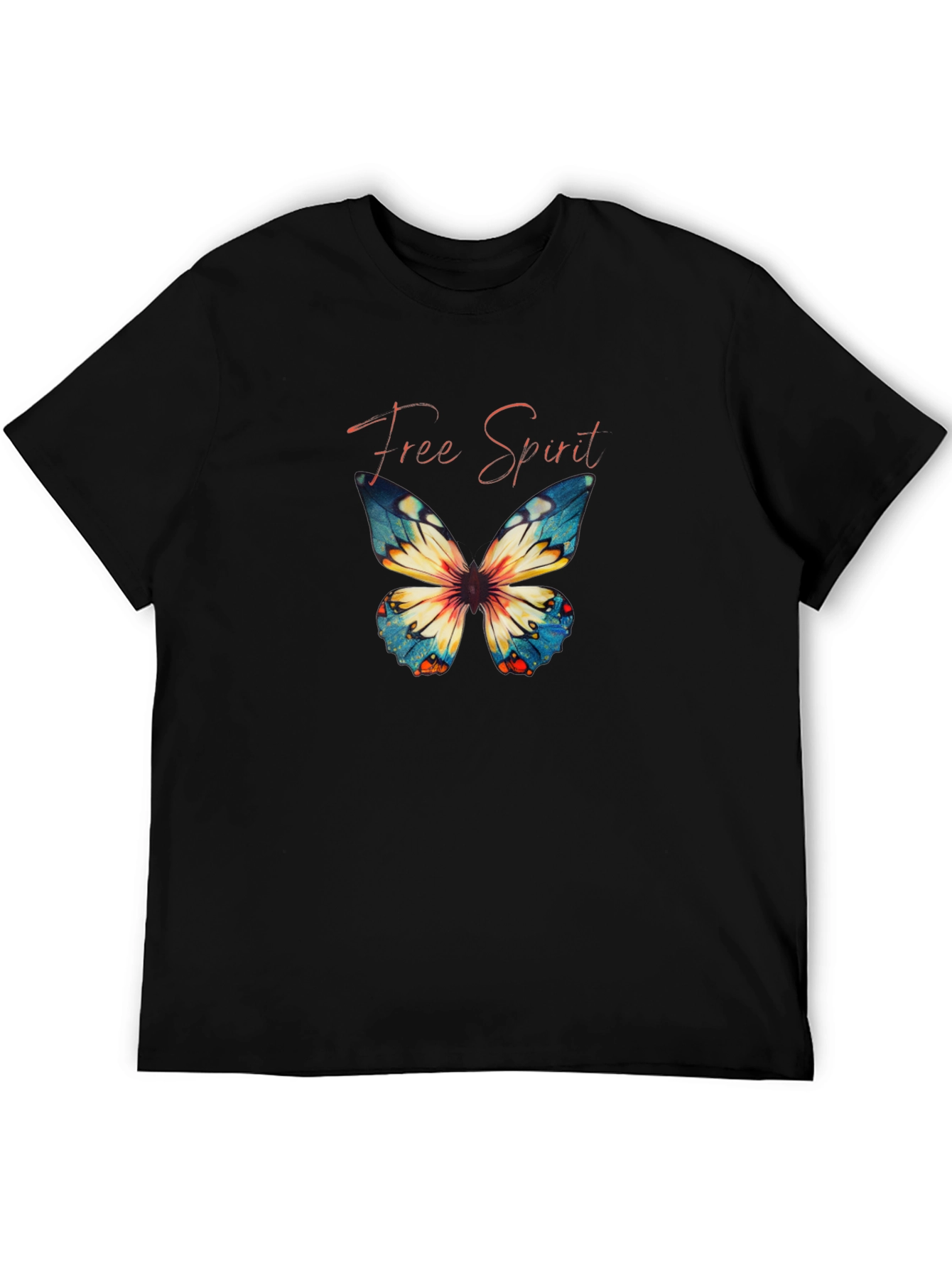 Free Spirit Butterfly Graphic Tee - Unisex