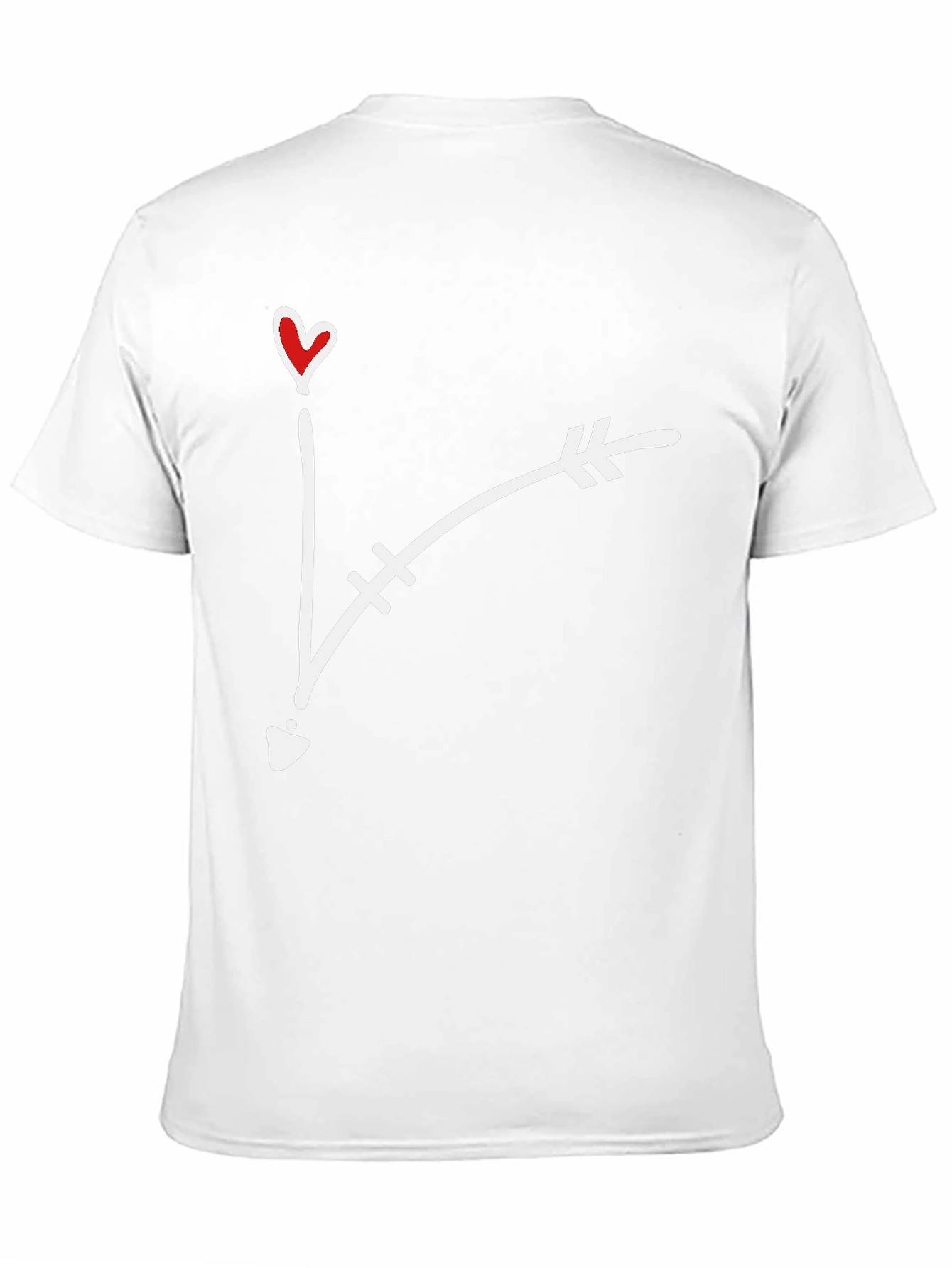 Heart Arrow Graphic Tee - Trendy Valentines Day Shirt