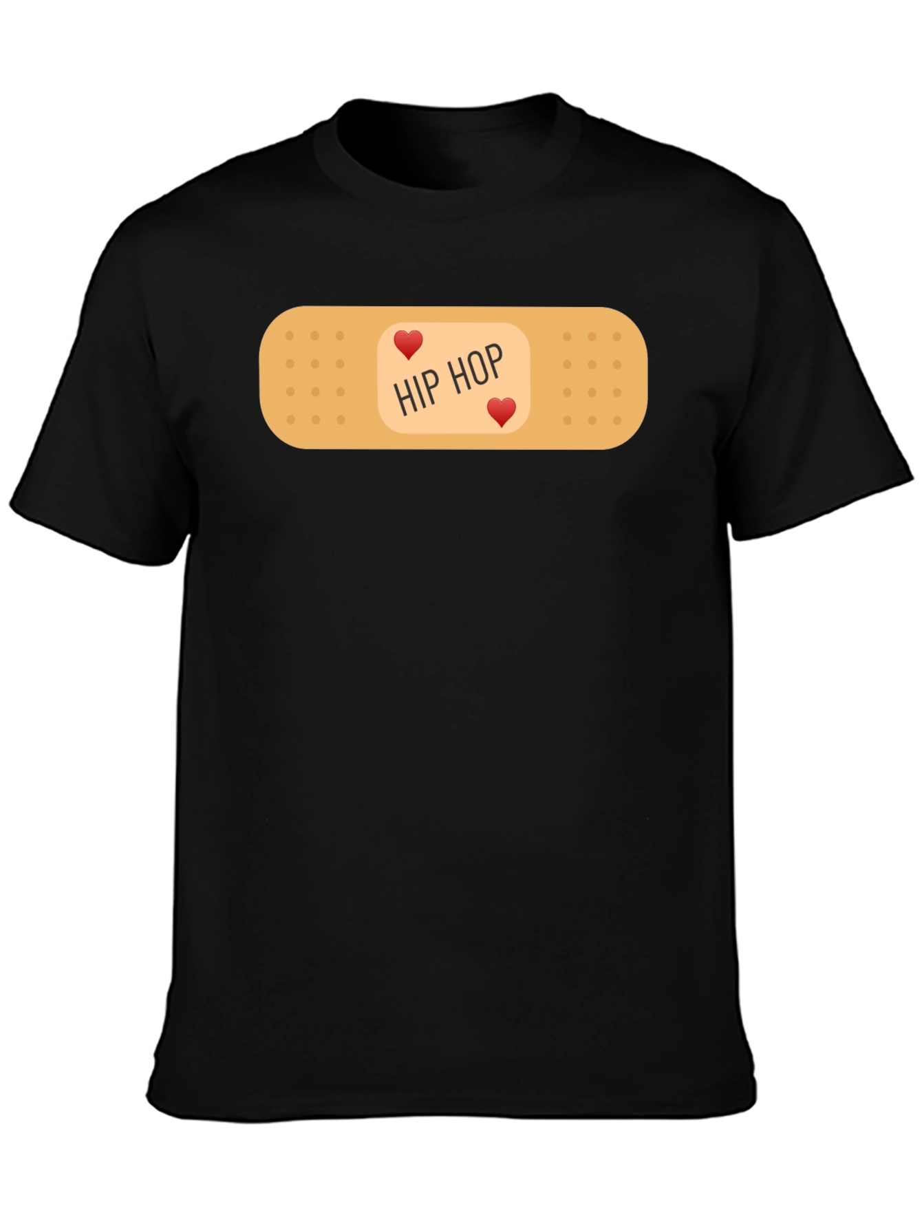 Hip Hop Love Bandage Graphic T-Shirt