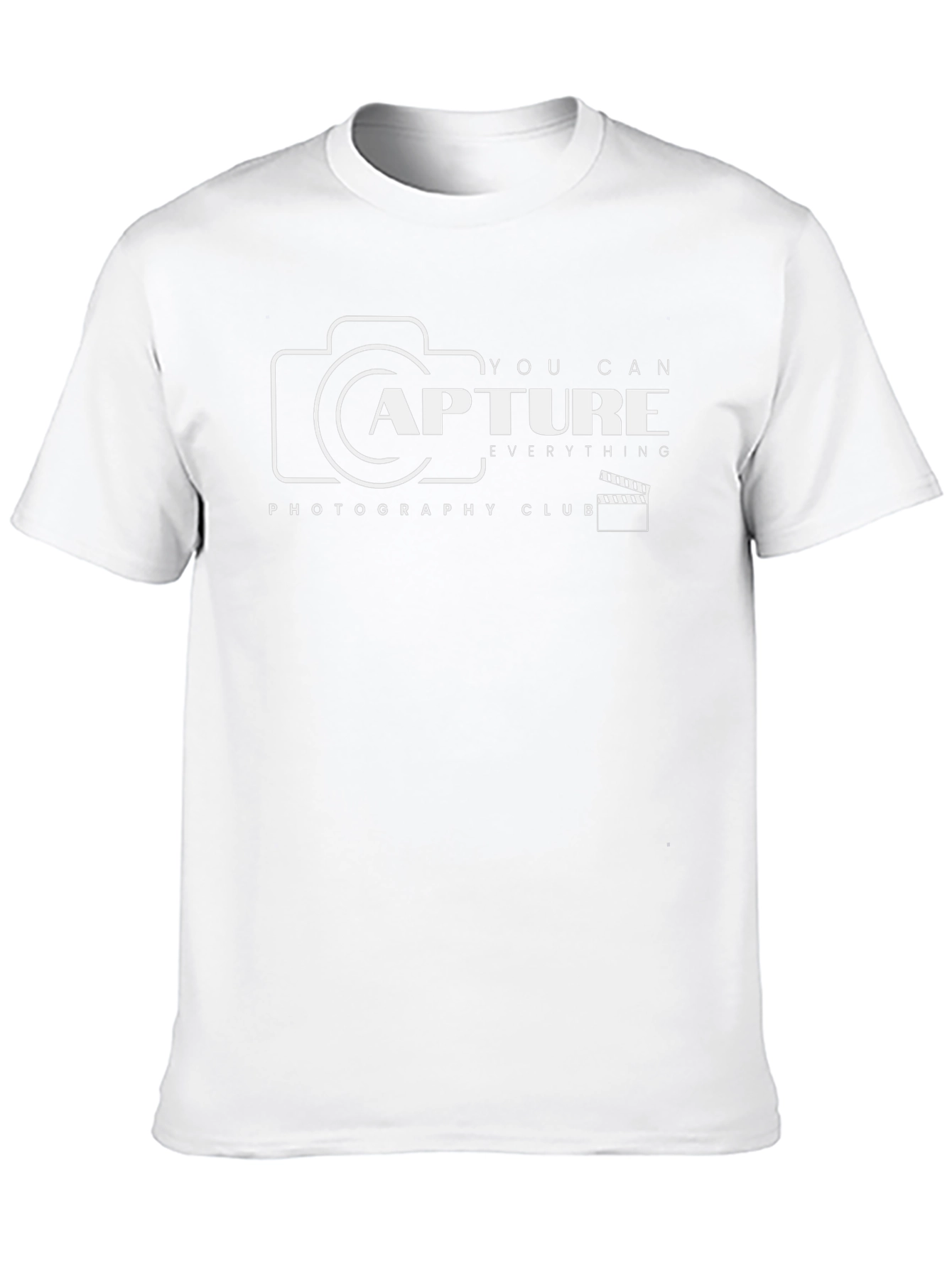 Capture Everything Photography Club Black T-Shirt