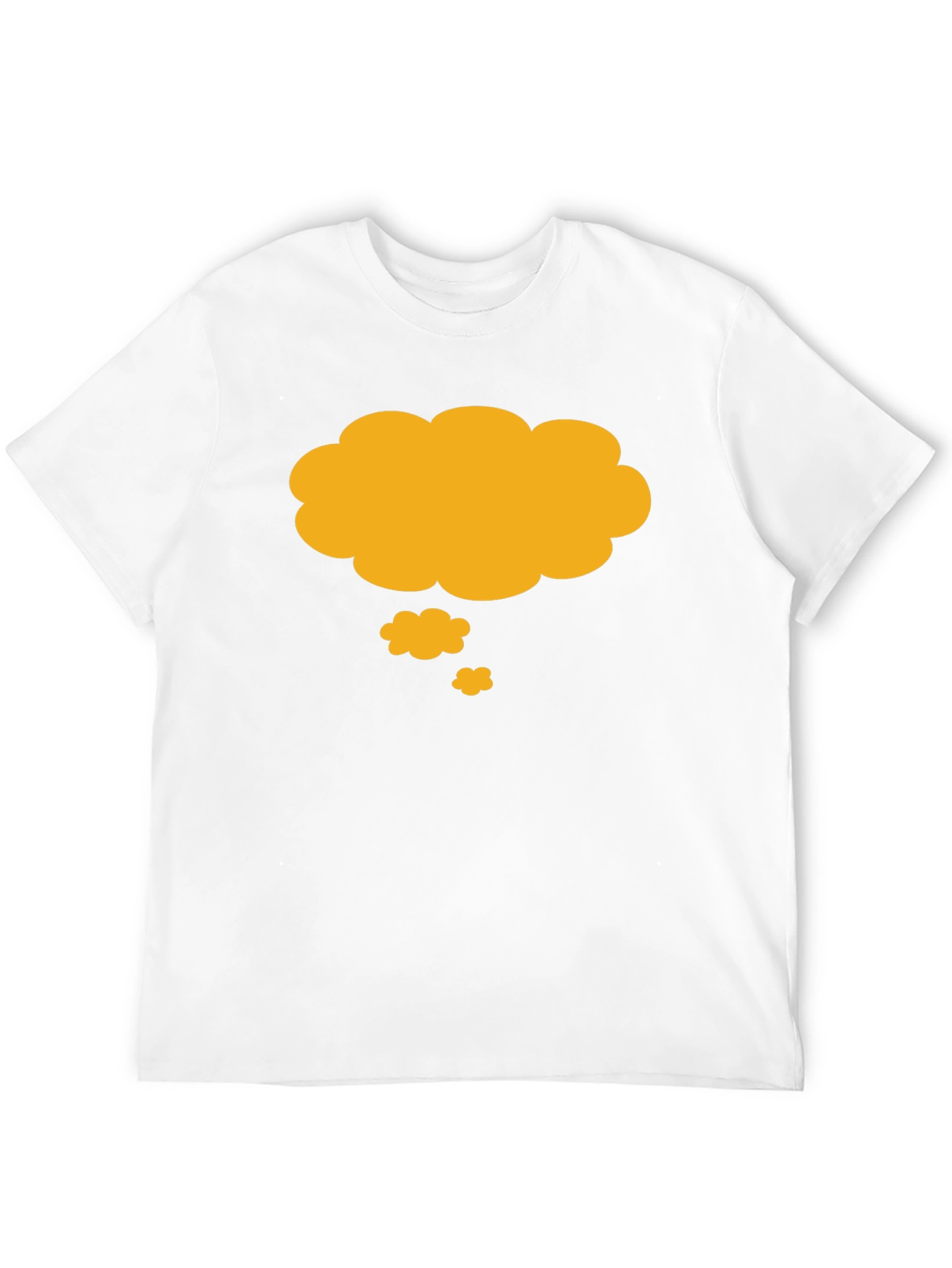 Thinking Cloud T-Shirt - Black Casual Cotton Tee