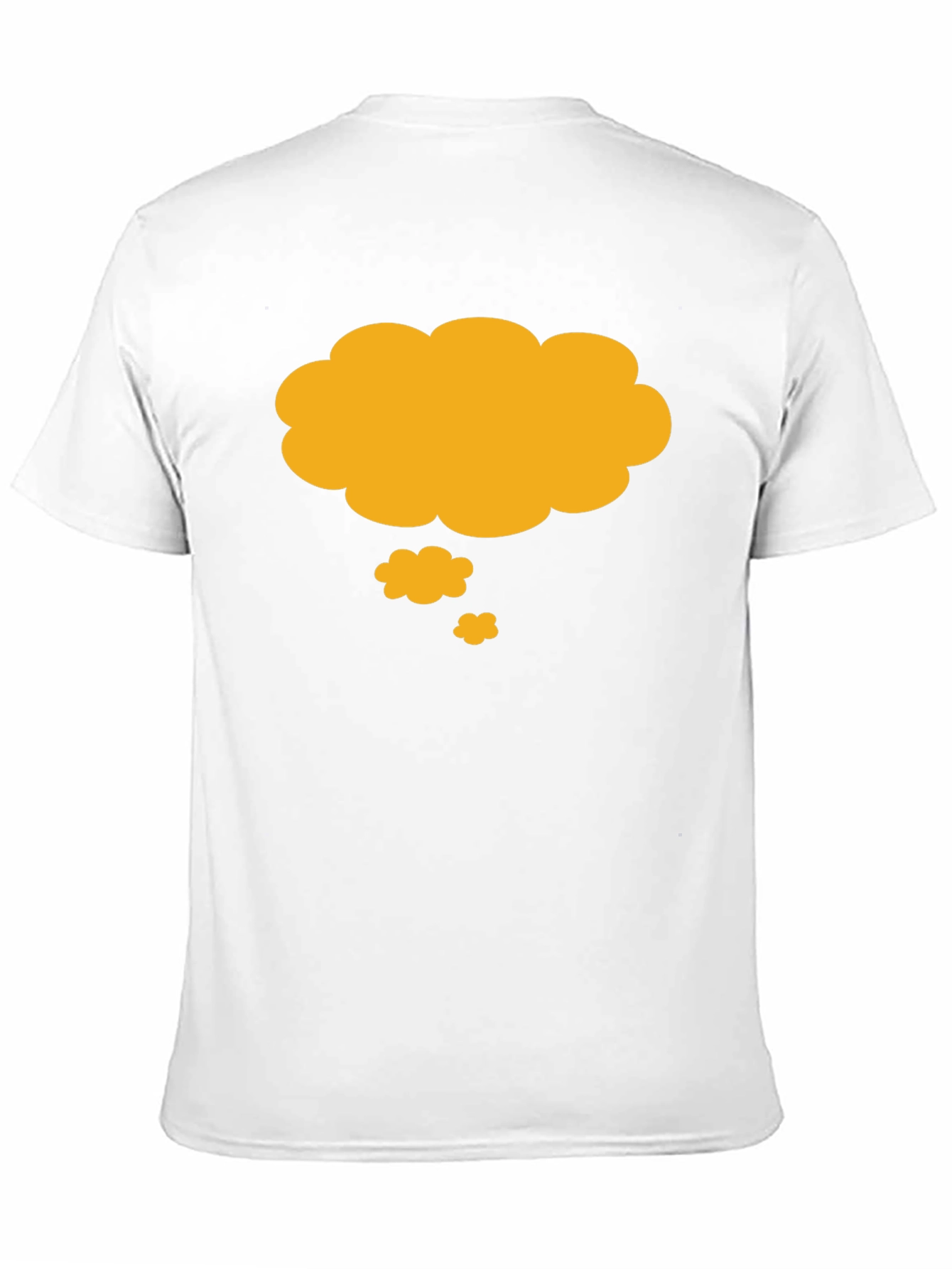 Thinking Cloud T-Shirt - Black Casual Cotton Tee