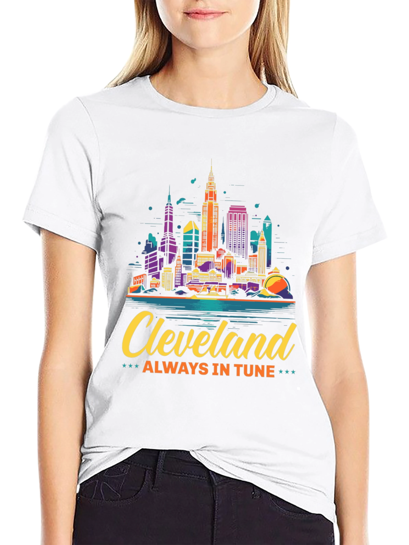 Cleveland Skyline Graphic Tee - Always In Tune