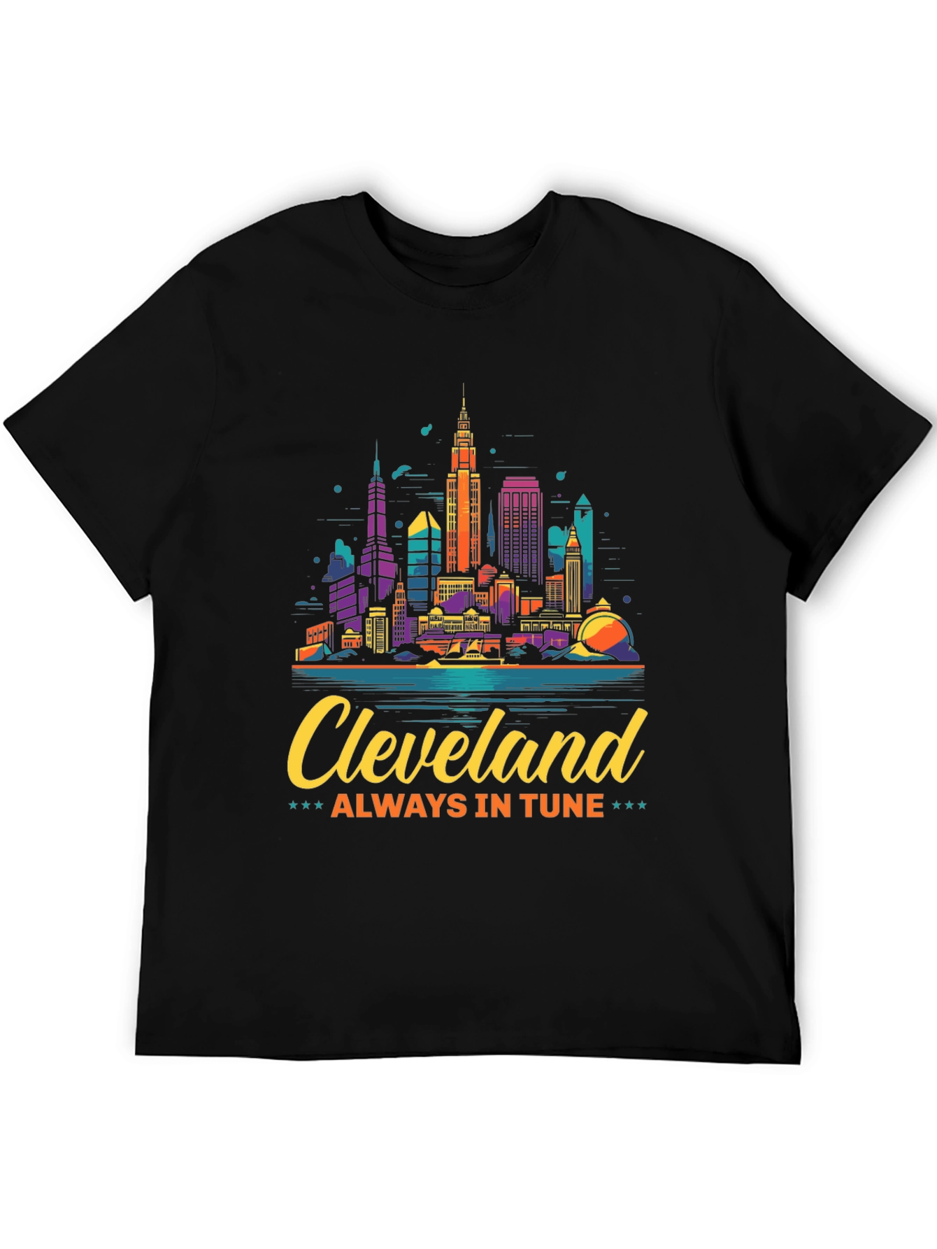 Cleveland Skyline Graphic Tee - Always In Tune