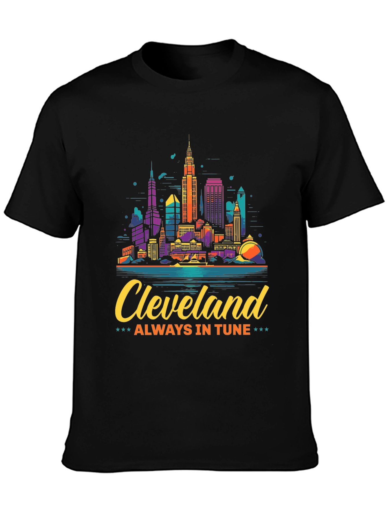 Cleveland Skyline Graphic Tee - Always In Tune