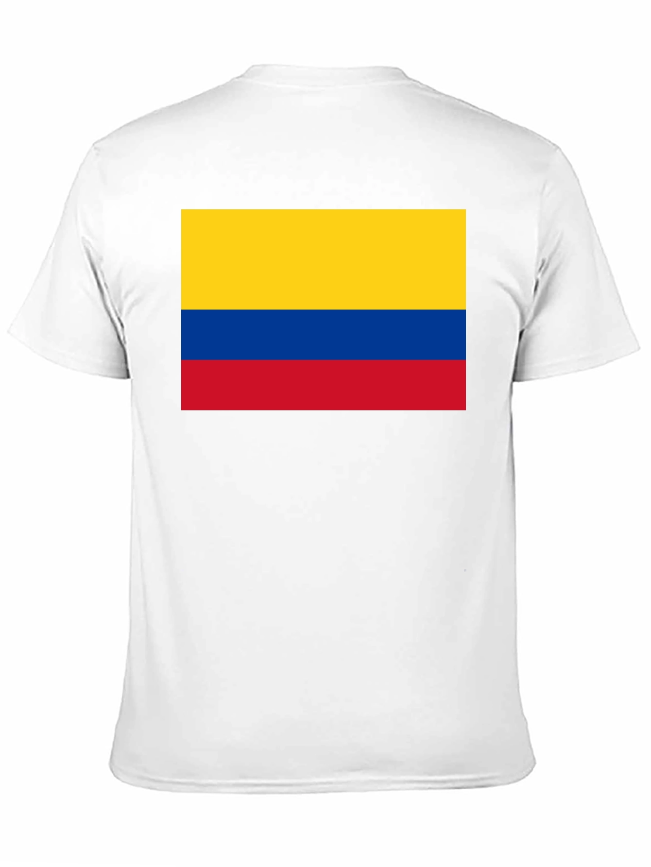 Colombian Flag T-Shirt - Black Cotton Tee