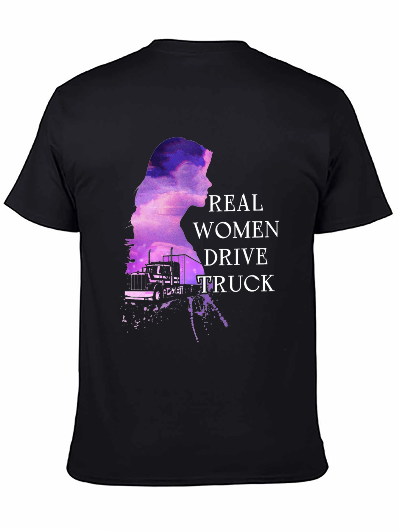 Real Women Drive Truck Graphic Tee