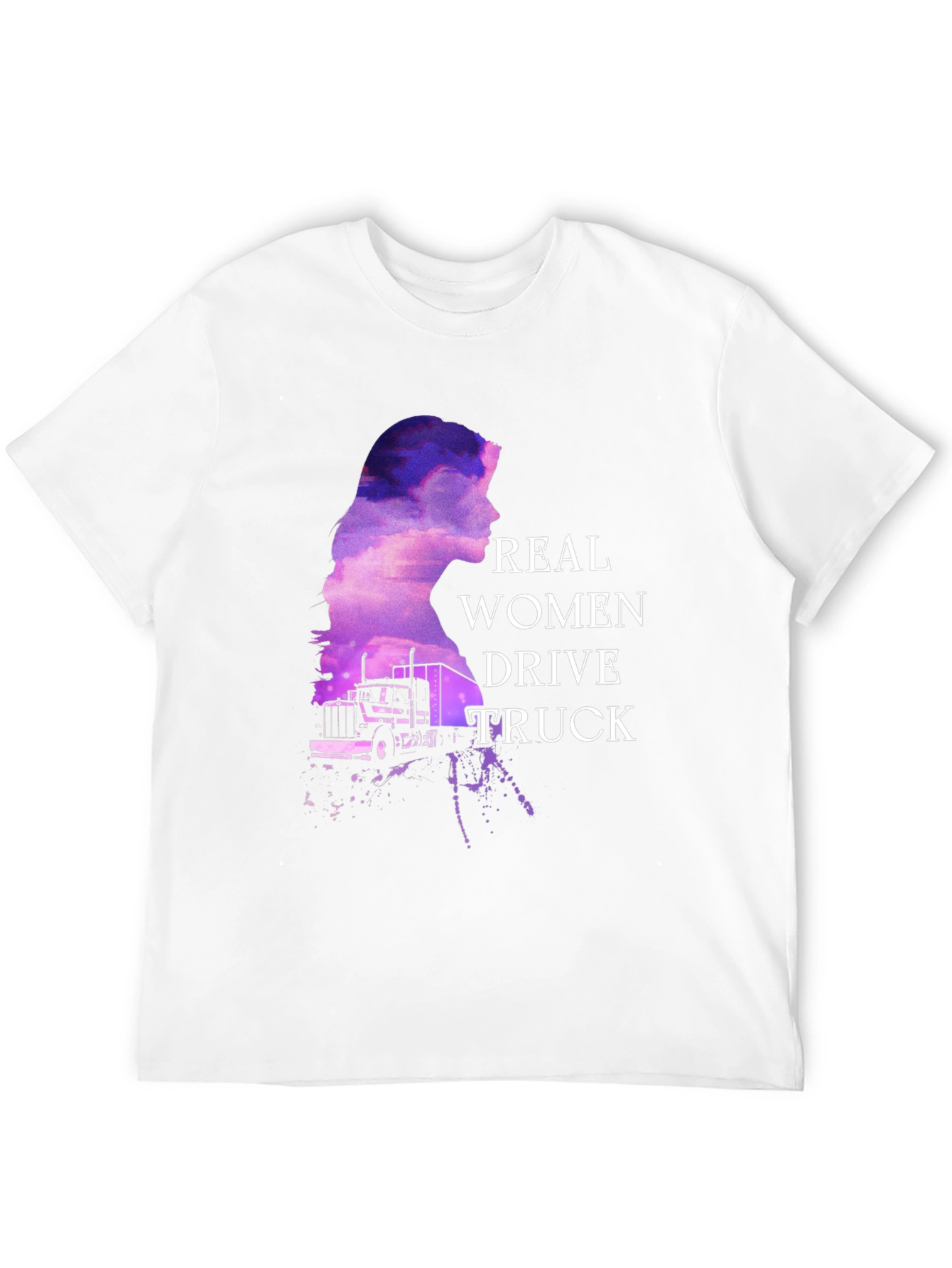 Real Women Drive Truck Graphic Tee