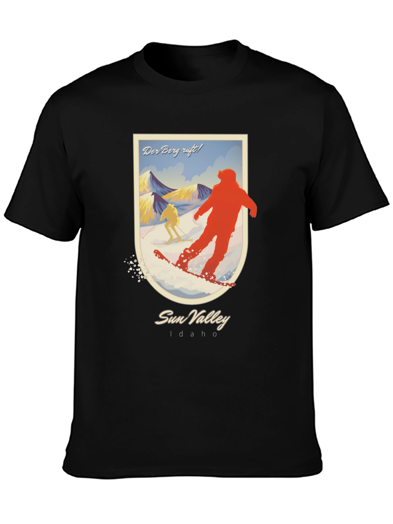 Sun Valley Idaho Skiing Graphic T-Shirt