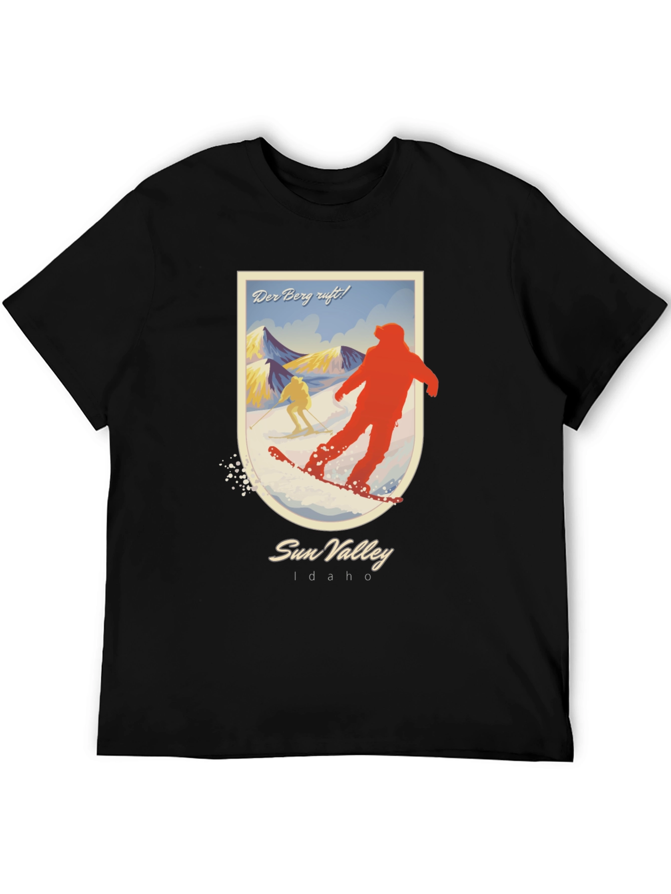 Sun Valley Idaho Skiing Graphic T-Shirt