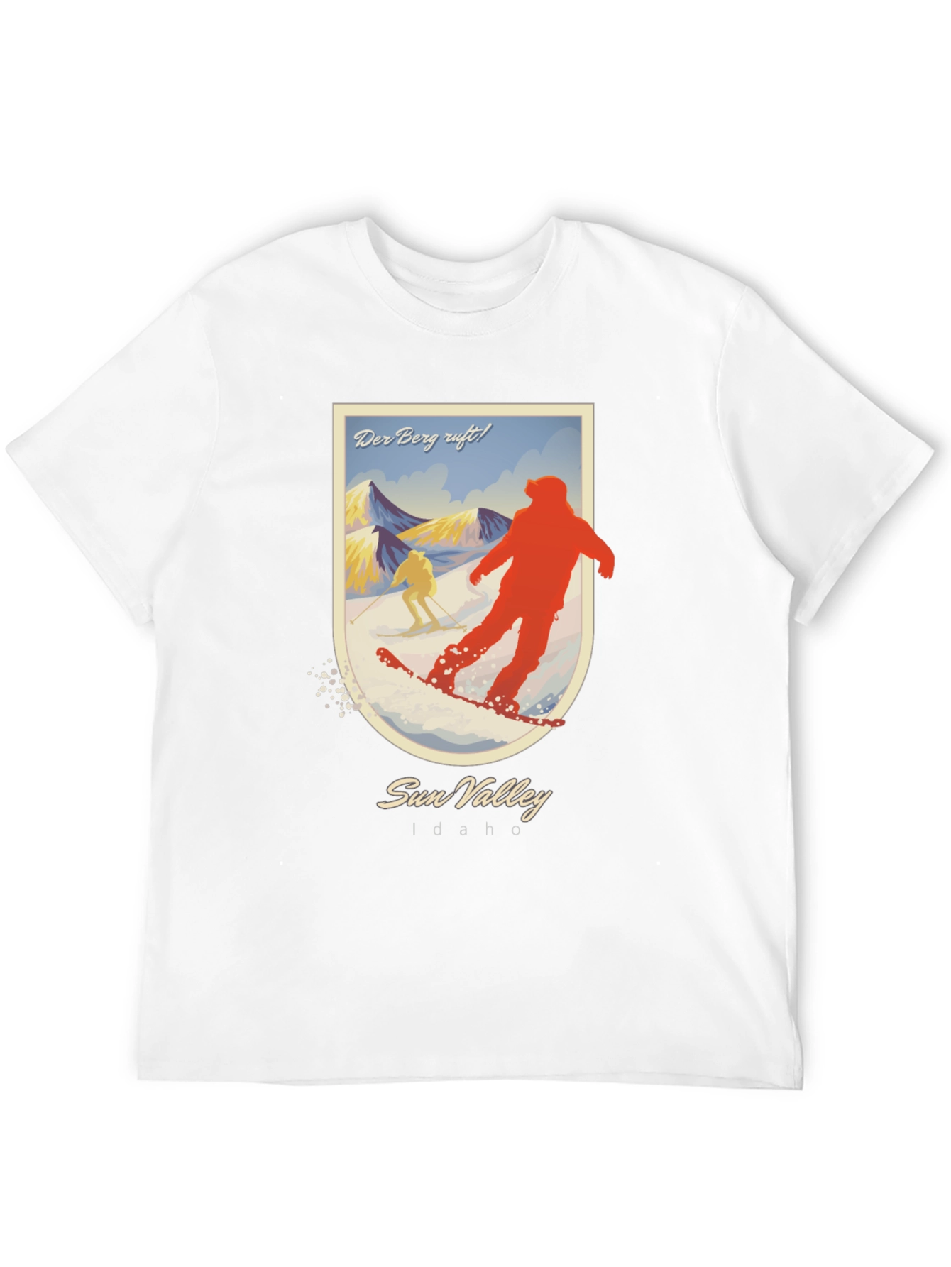 Sun Valley Idaho Skiing Graphic T-Shirt