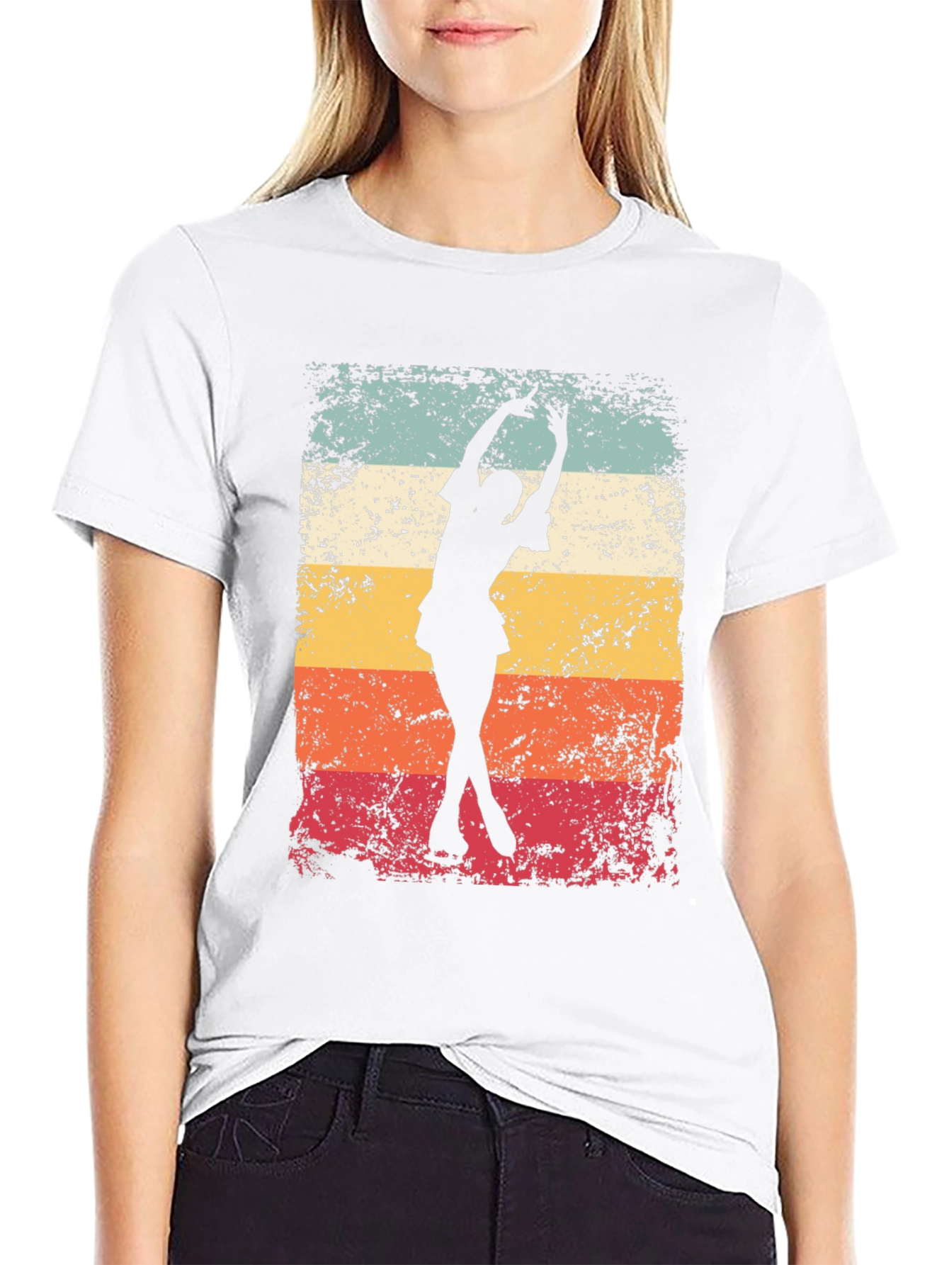 Retro Ice Skater Graphic Tee