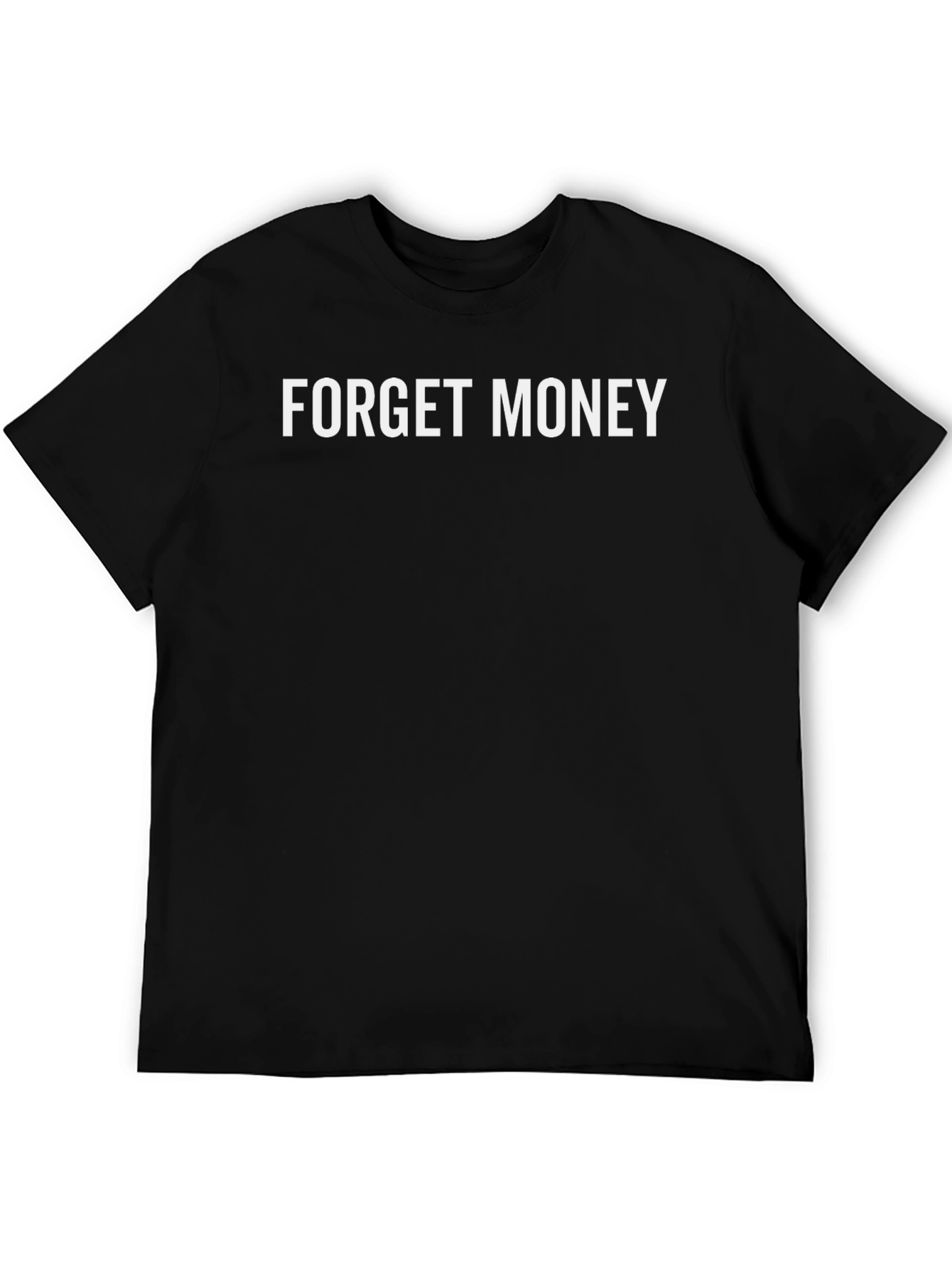 Forget Money Graphic Tee - Mens Black T-Shirt
