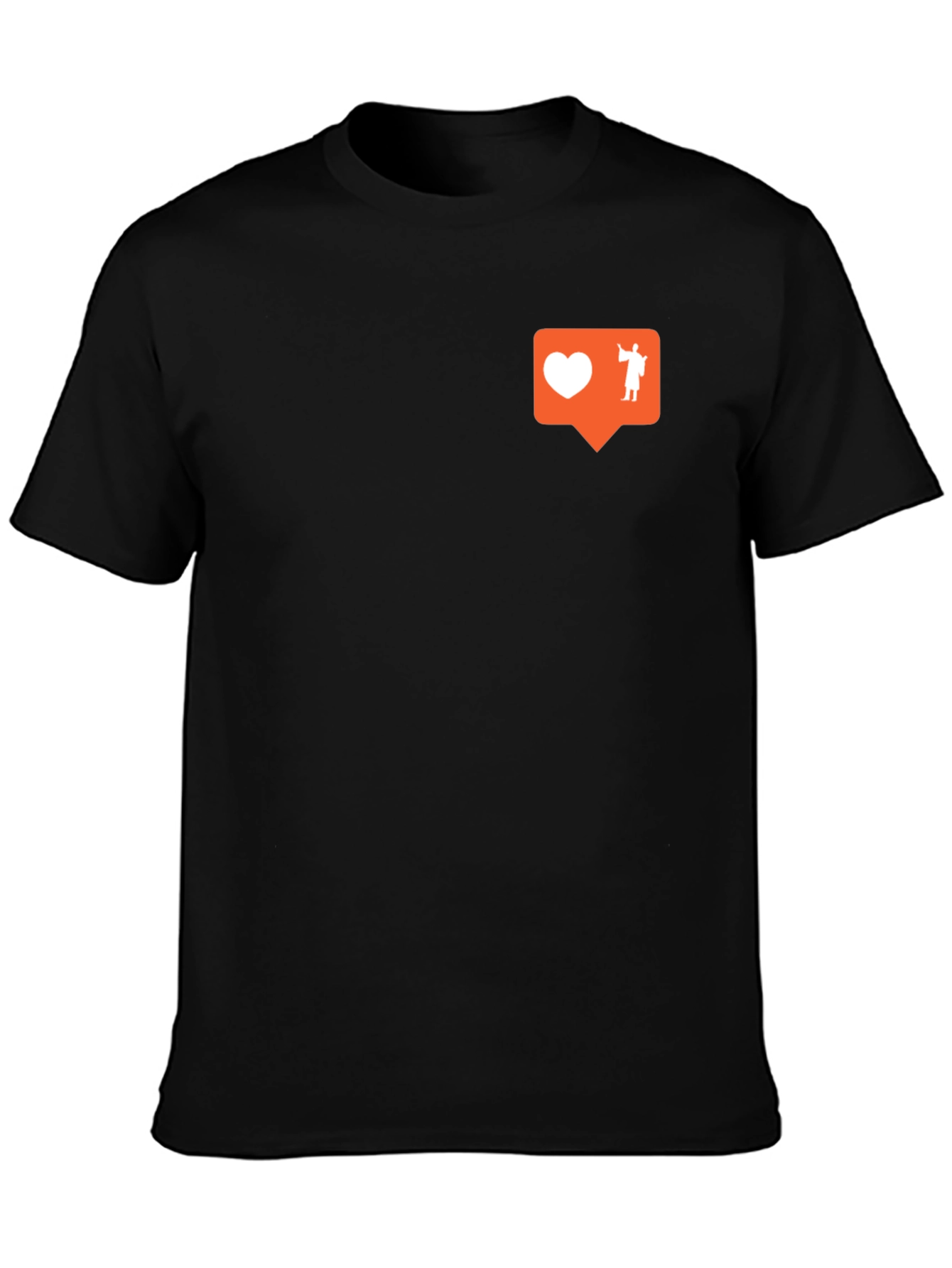 Love and Faith Graphic T-Shirt - Black
